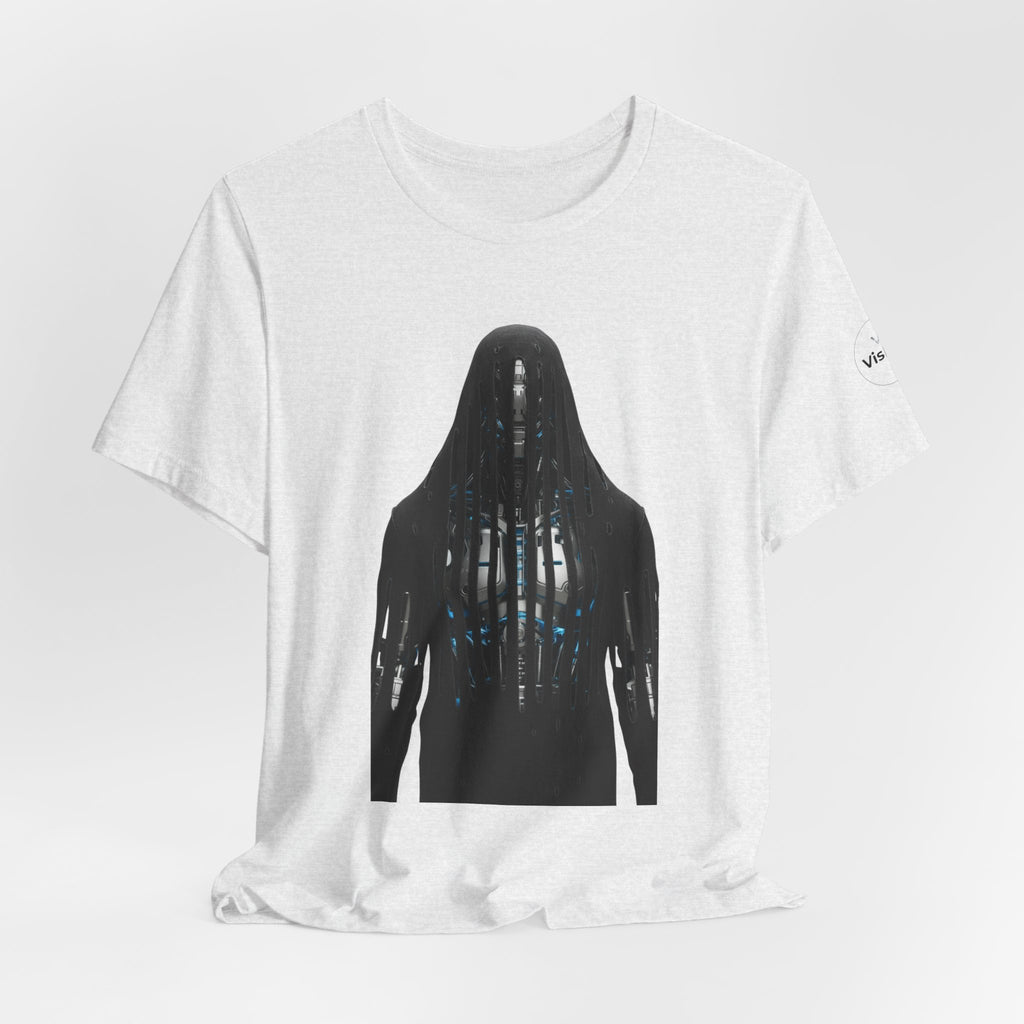 Horror Silhouette Tee — Shadowed Figure Graphic T-Shirt