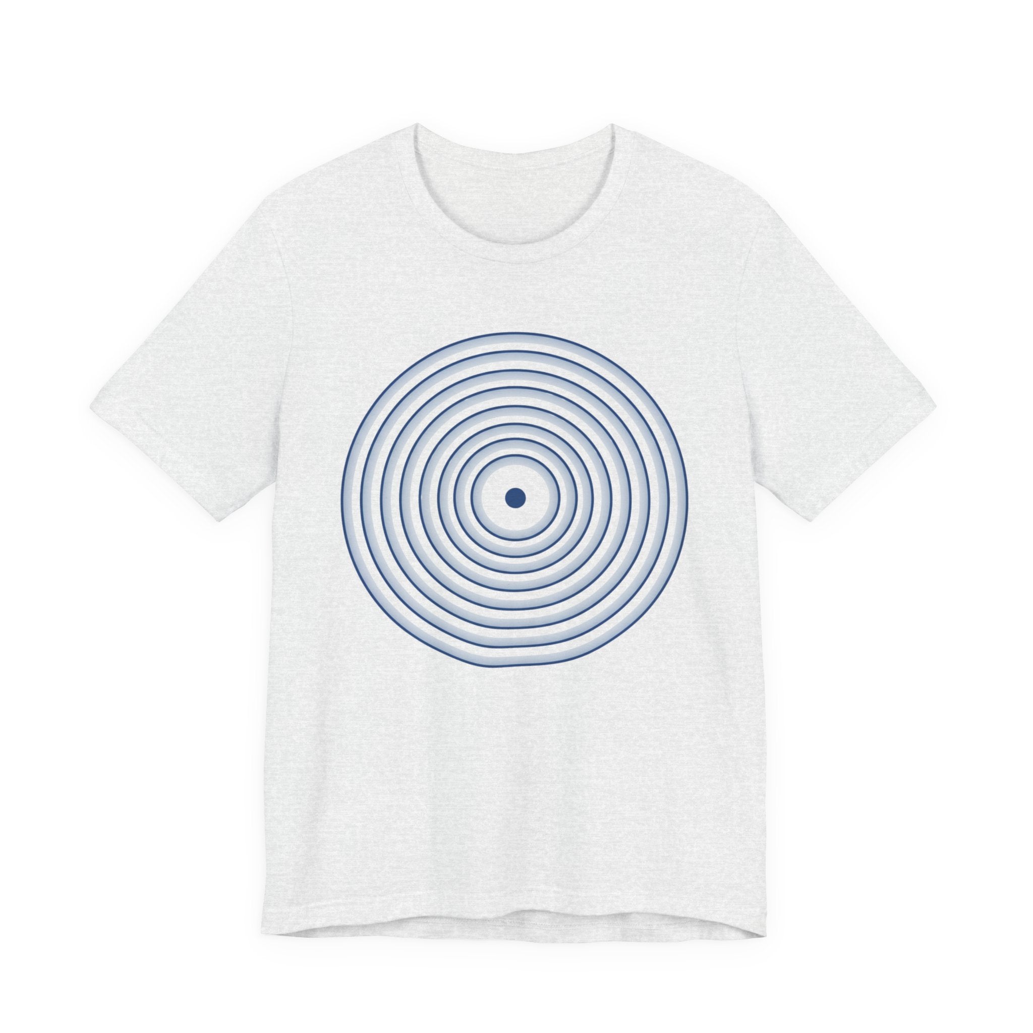 Concentric Circle Graphic Tee – Minimalist Retro Target Design