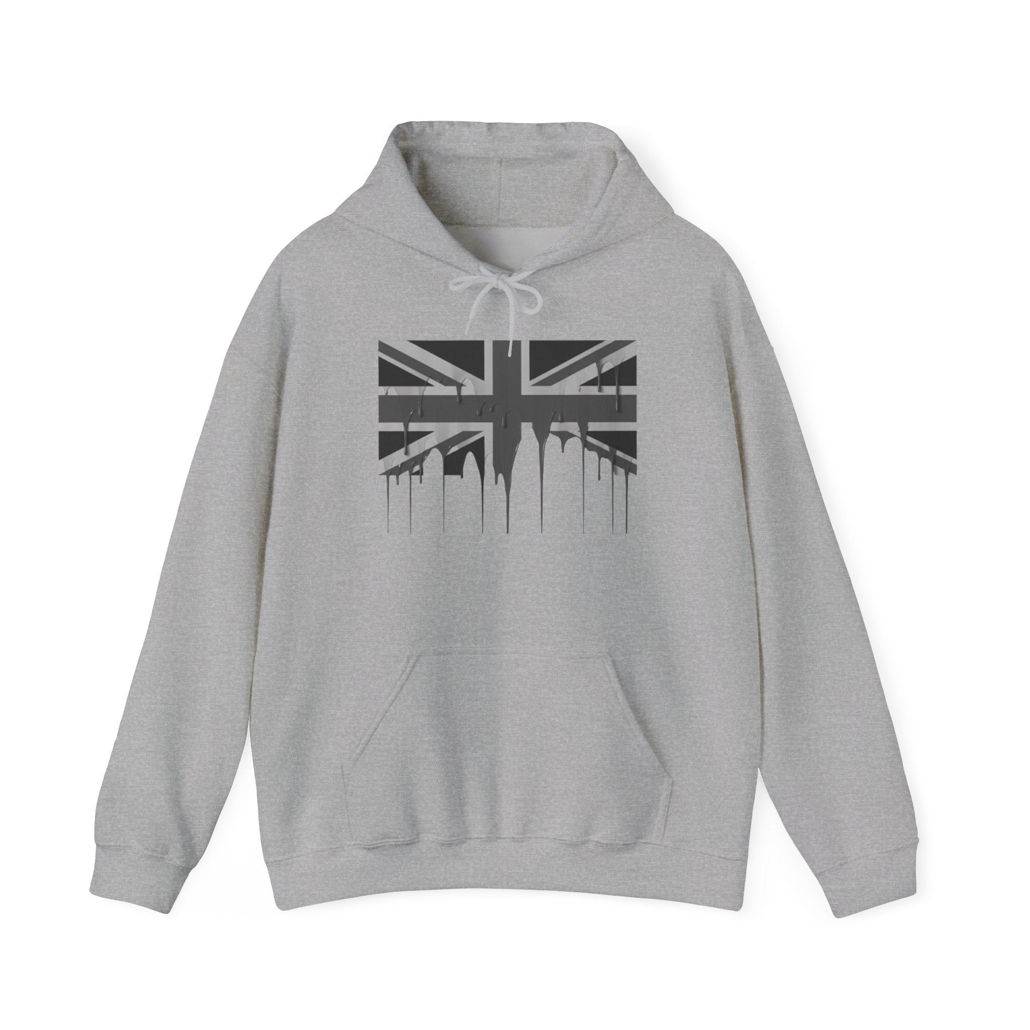Union Jack Drip Hoodie - British Flag Streetwear Pullover