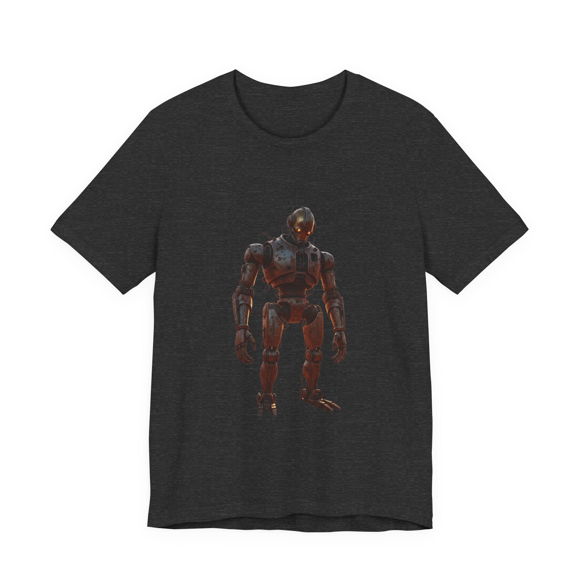 Retro Robot Graphic Tee — Vintage Mech Illustration T-Shirt