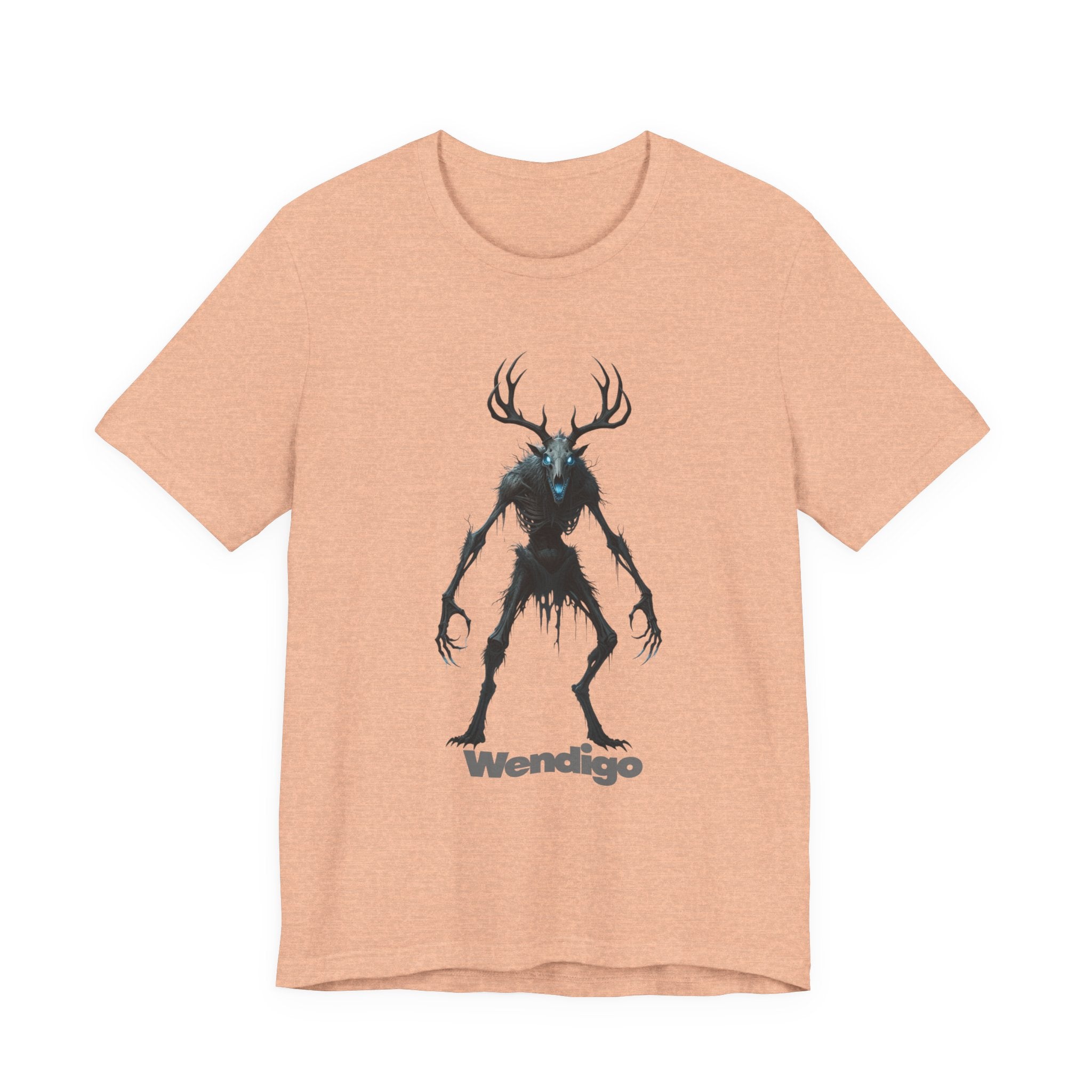 Wendigo Horror Tee — Creepy Deer Monster Graphic T-Shirt