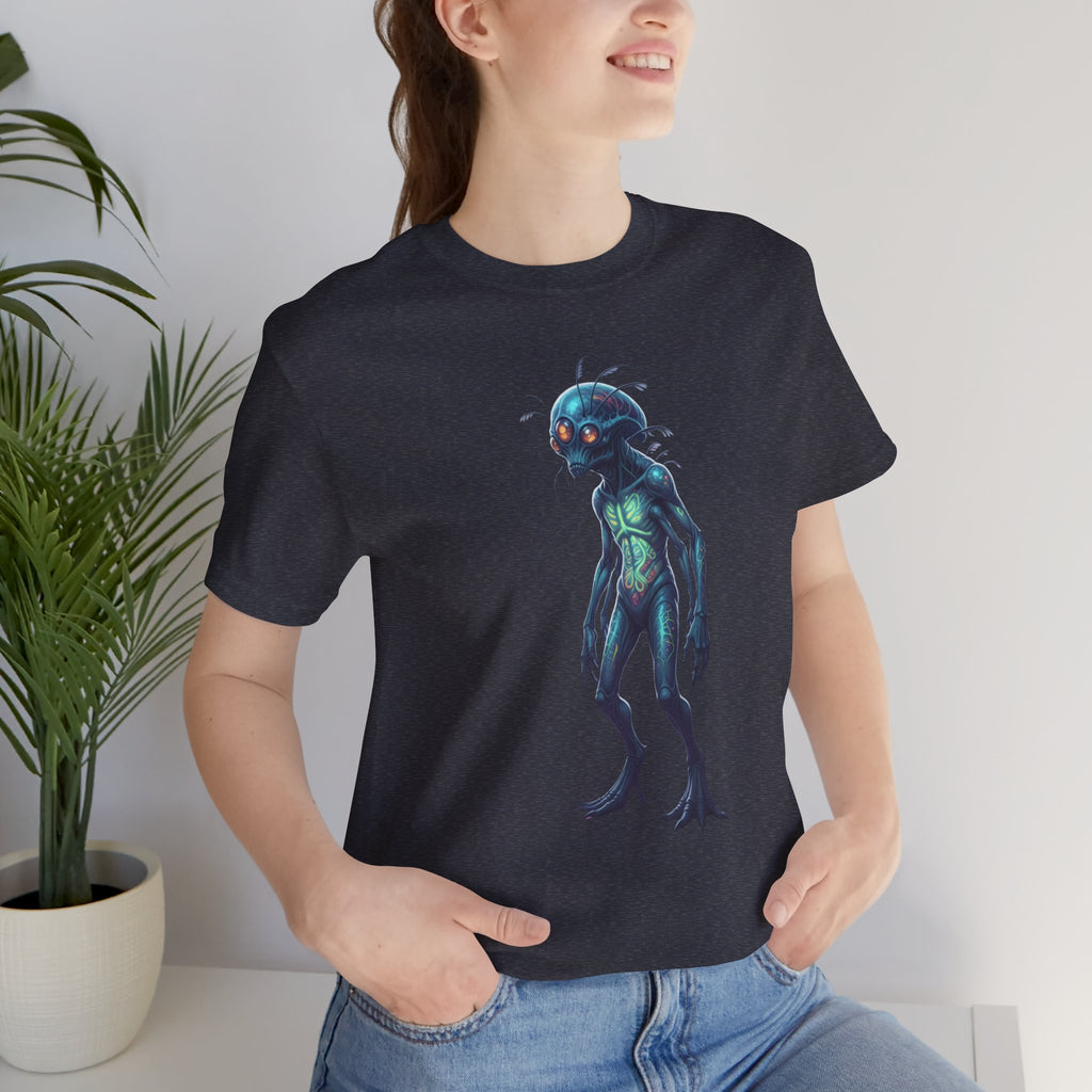 Alien Creature Graphic Tee — Sci‑Fi Monster T‑Shirt