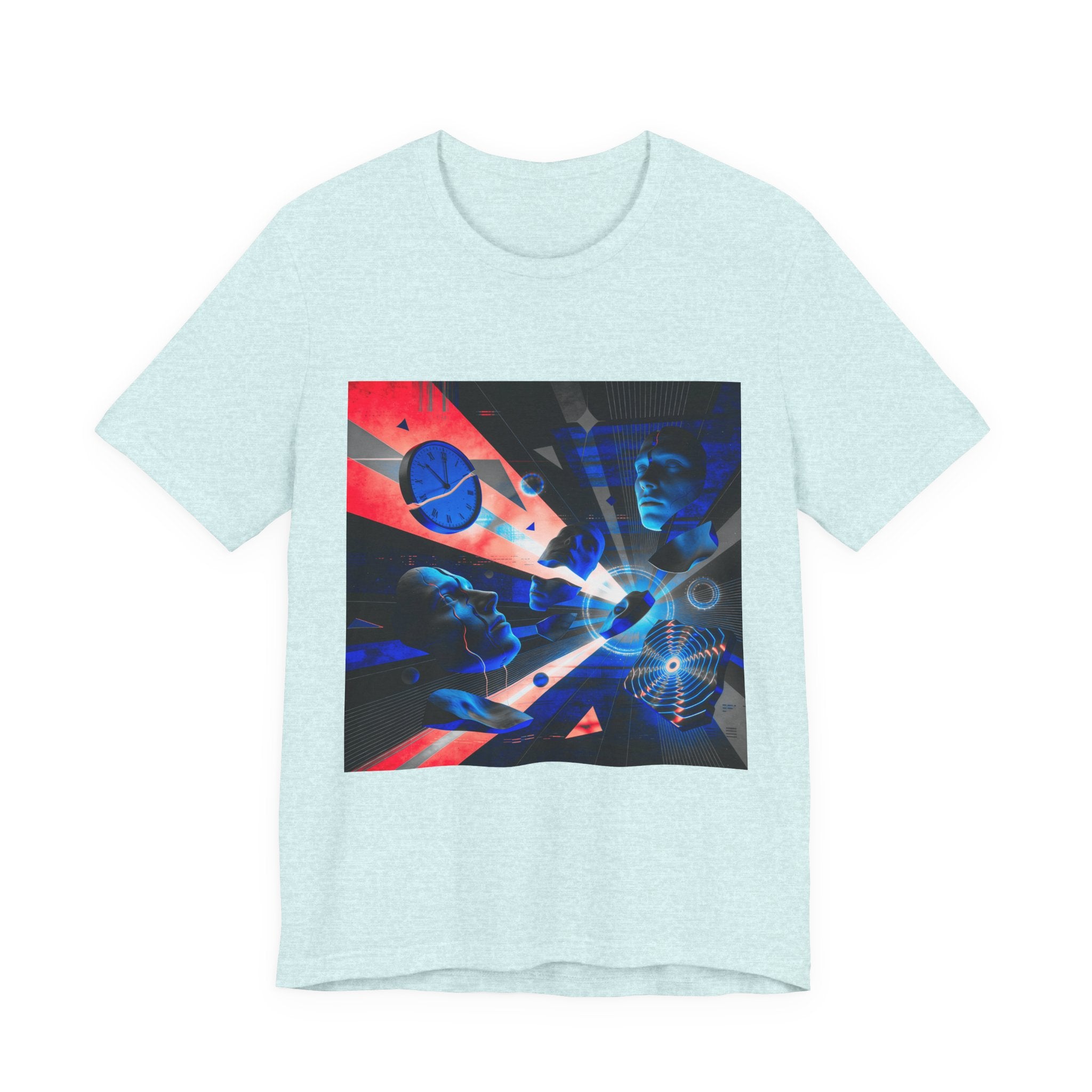 Spacewave Graphic Tee — Retro Futurism Cosmic Design