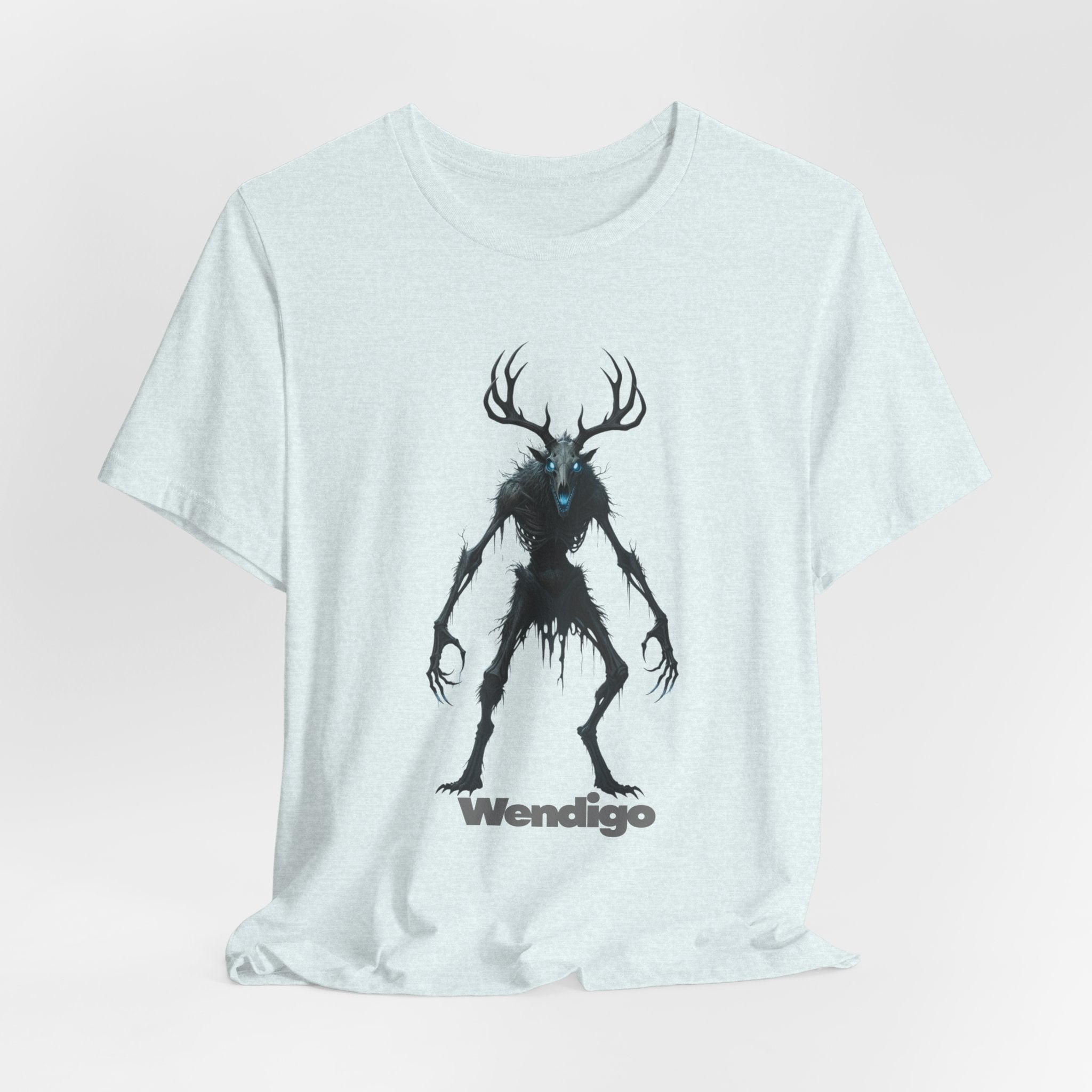 Wendigo Horror Tee — Creepy Deer Monster Graphic T-Shirt
