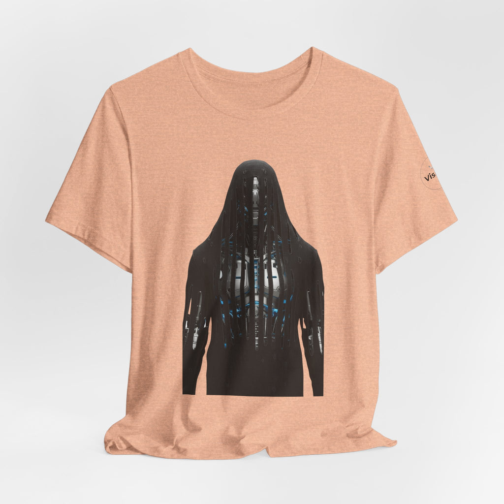 Horror Silhouette Tee — Shadowed Figure Graphic T-Shirt