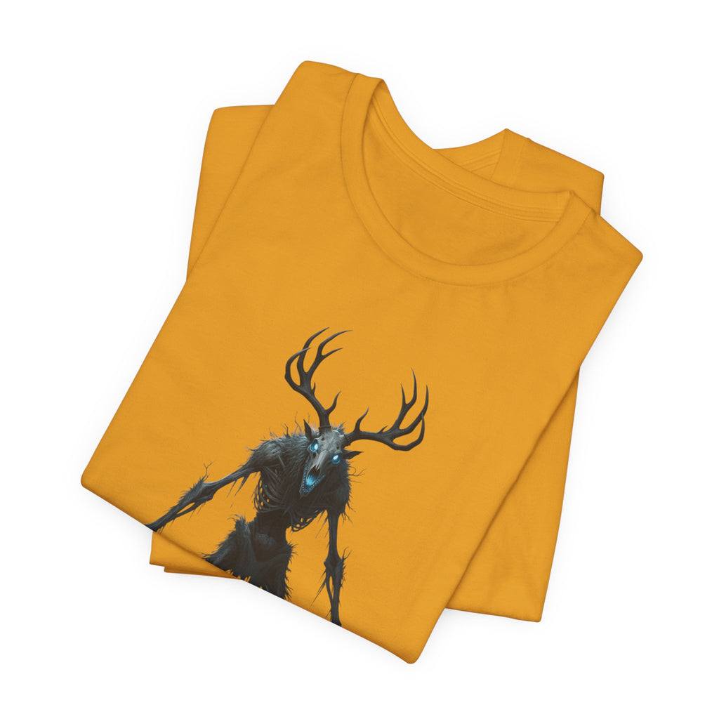 Wendigo Horror Tee — Creepy Deer Monster Graphic T-Shirt