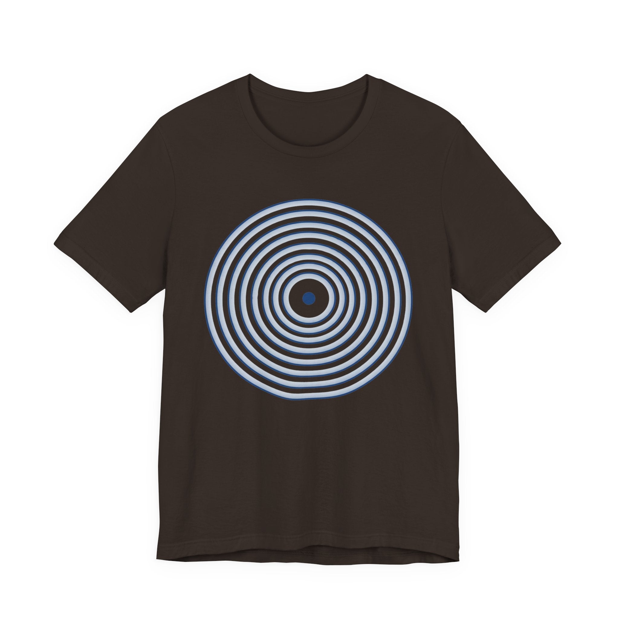 Concentric Circle Graphic Tee – Minimalist Retro Target Design