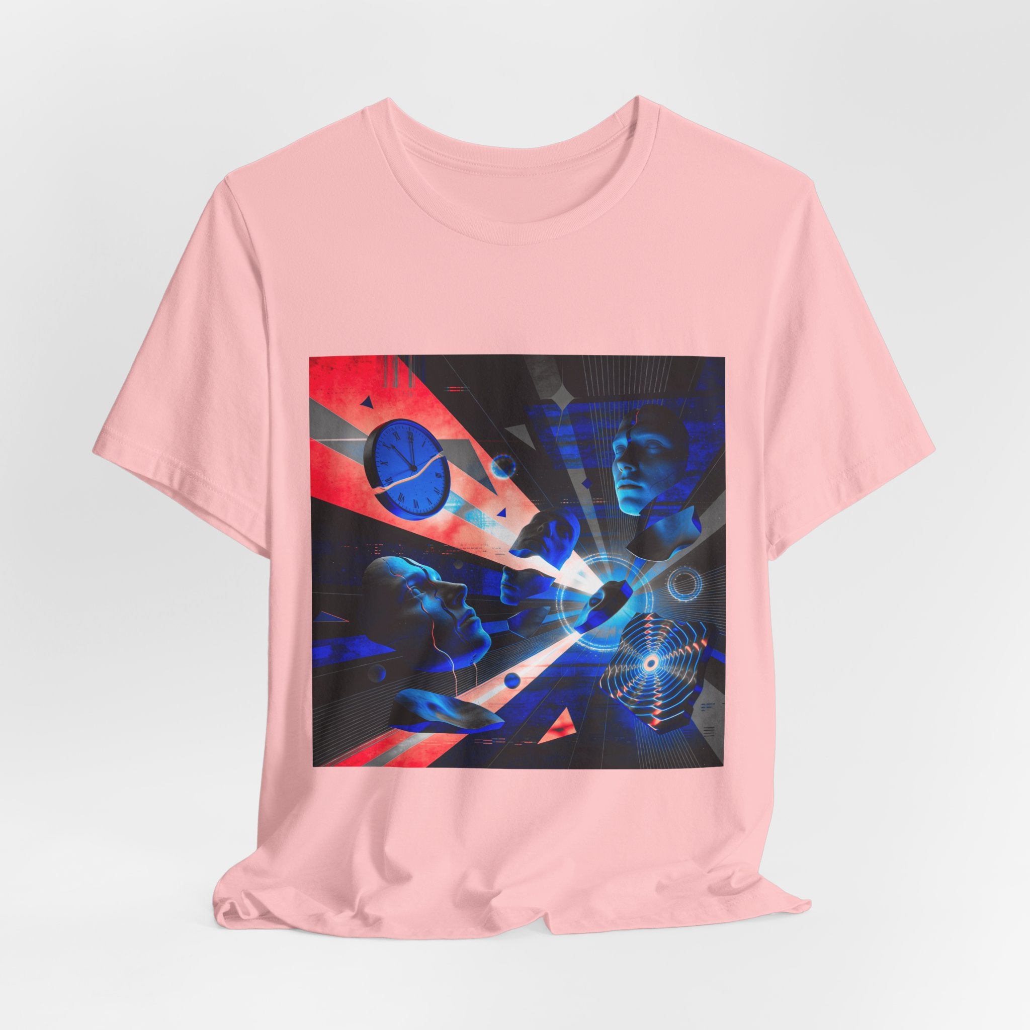 Spacewave Graphic Tee — Retro Futurism Cosmic Design