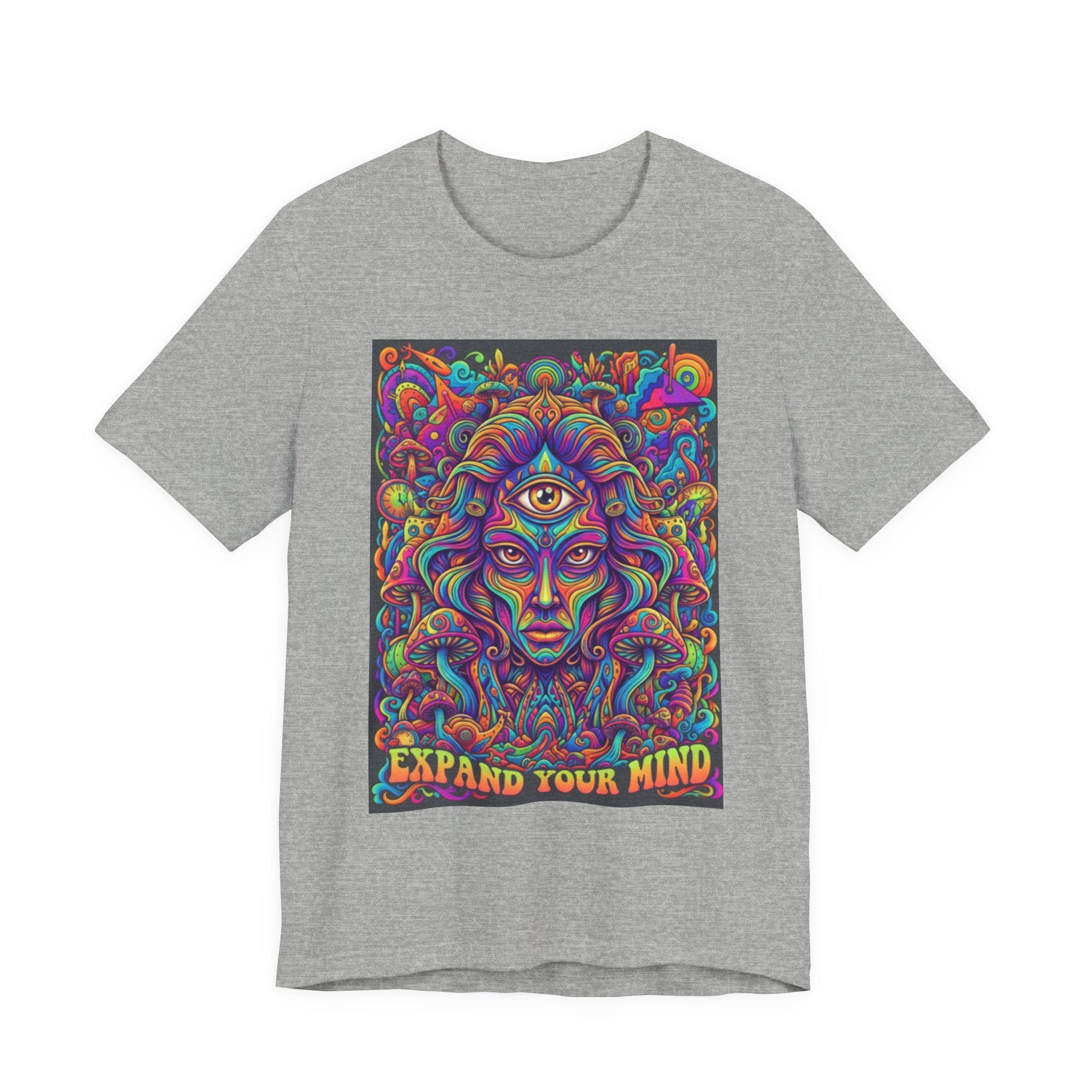 Expand Your Mind Psychedelic T-Shirt — Third Eye Trippy Art Tee