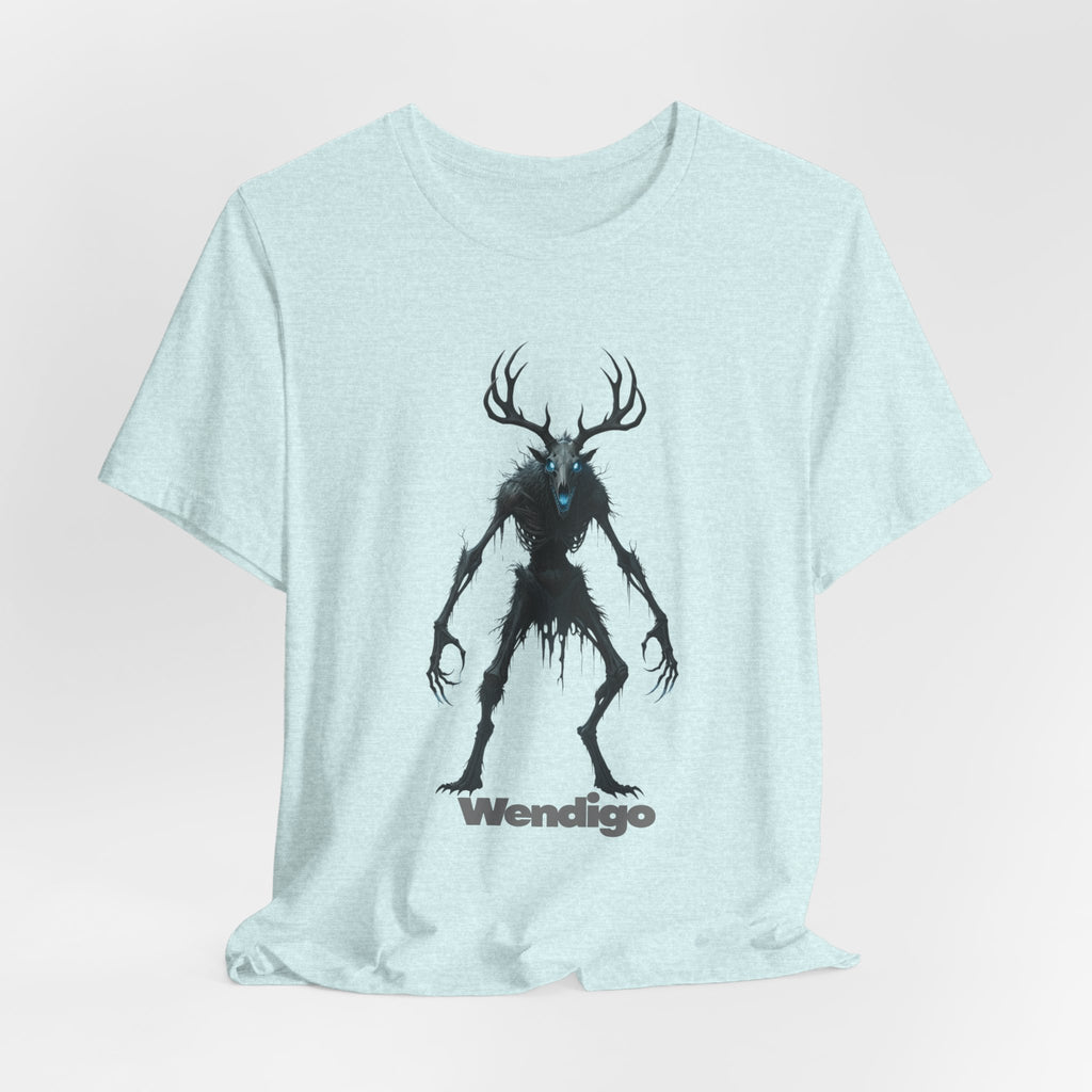 Wendigo Horror Tee — Creepy Deer Monster Graphic T-Shirt