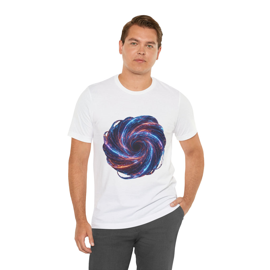 Galaxy Vortex T-Shirt — Cosmic Swirl Space Tee