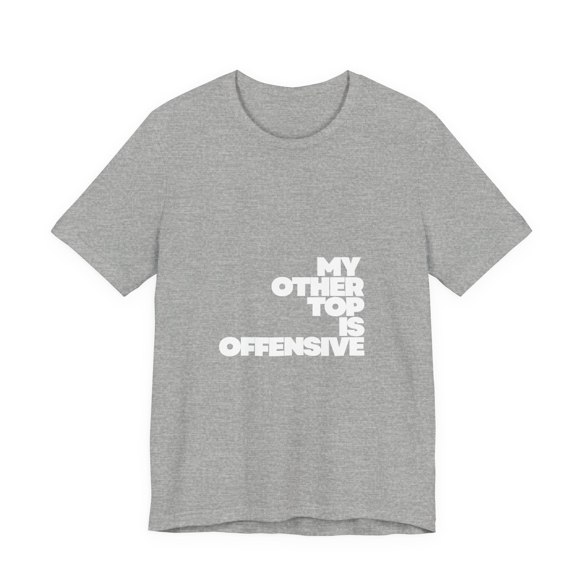 Classic White Tee — Plain Unisex Short Sleeve T-Shirt