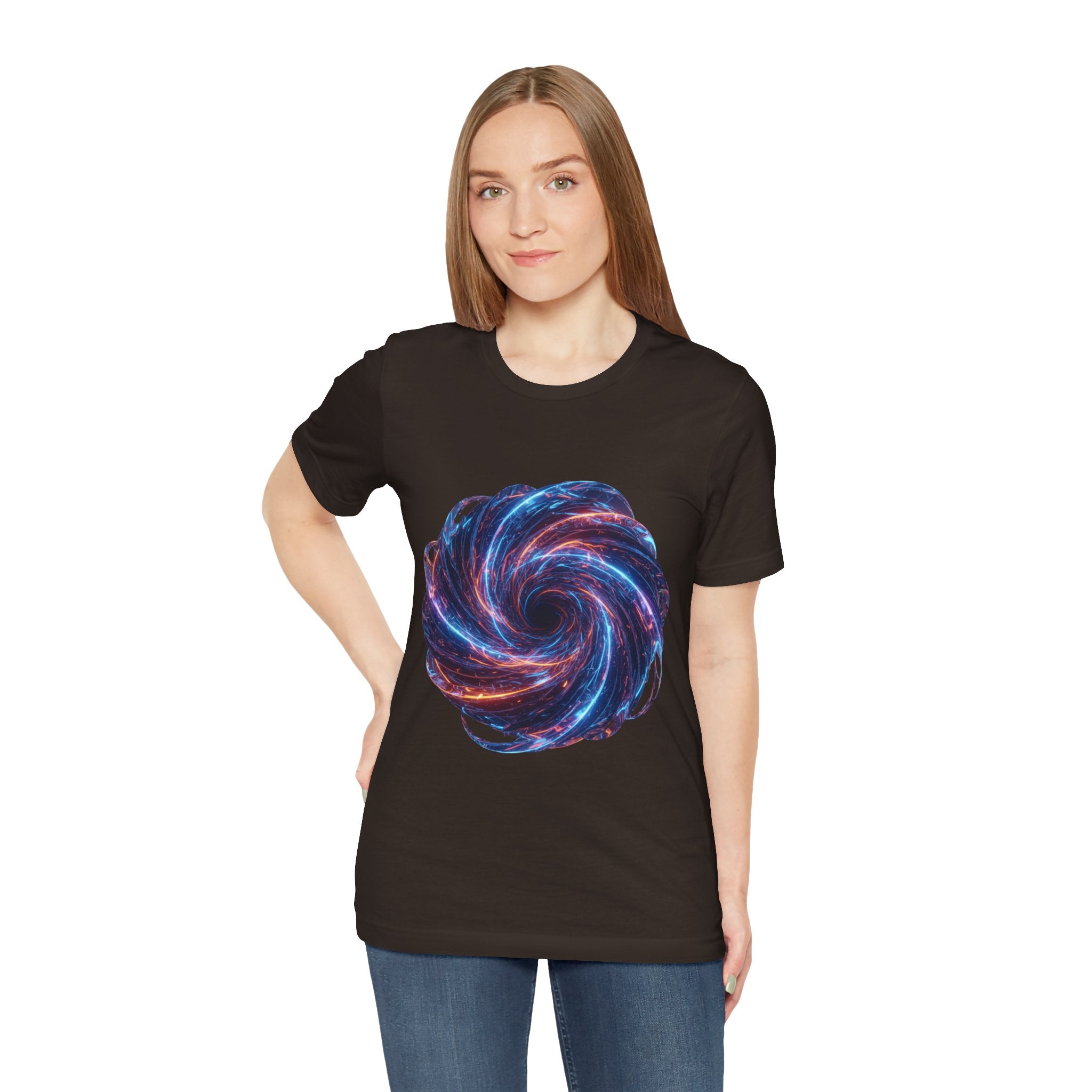 Galaxy Vortex T-Shirt — Cosmic Swirl Space Tee