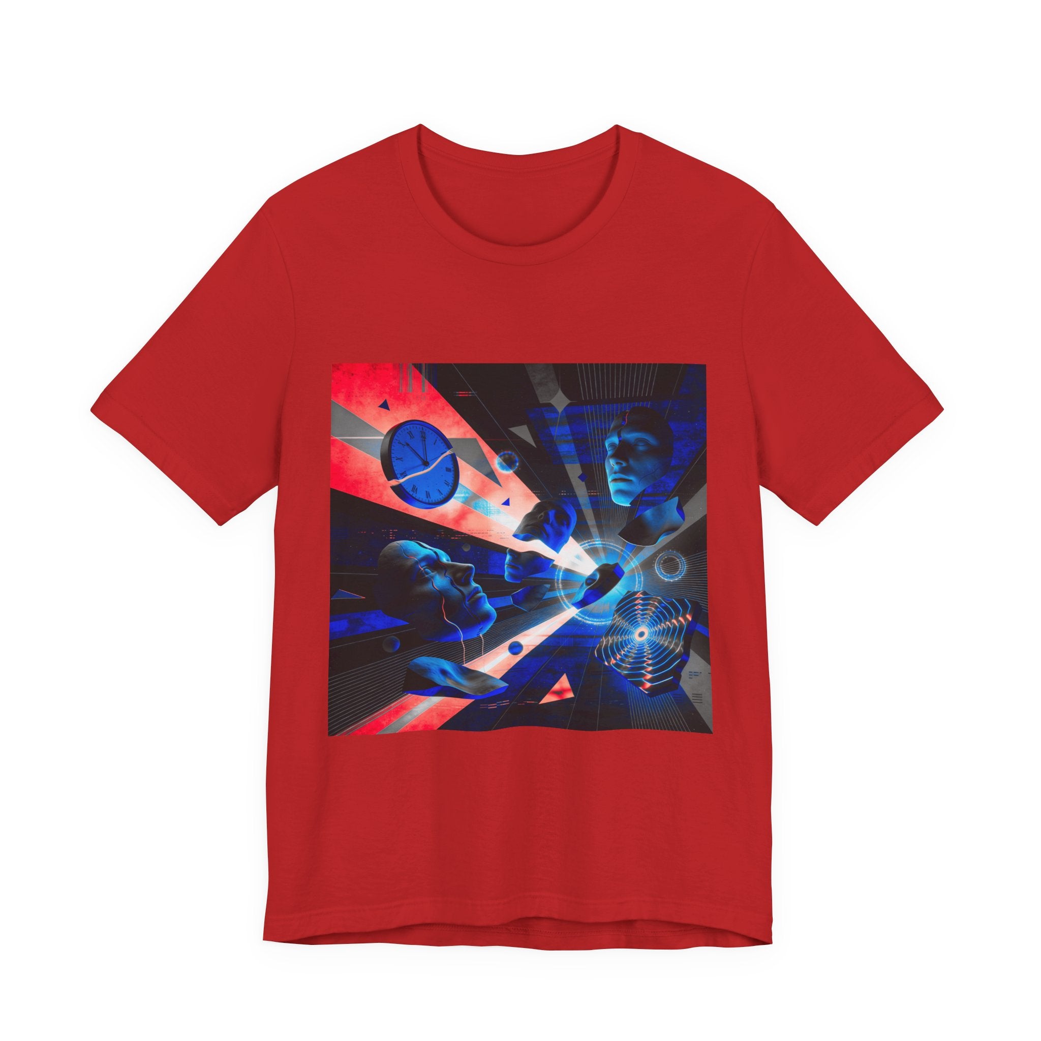 Spacewave Graphic Tee — Retro Futurism Cosmic Design
