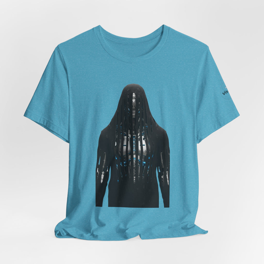 Horror Silhouette Tee — Shadowed Figure Graphic T-Shirt