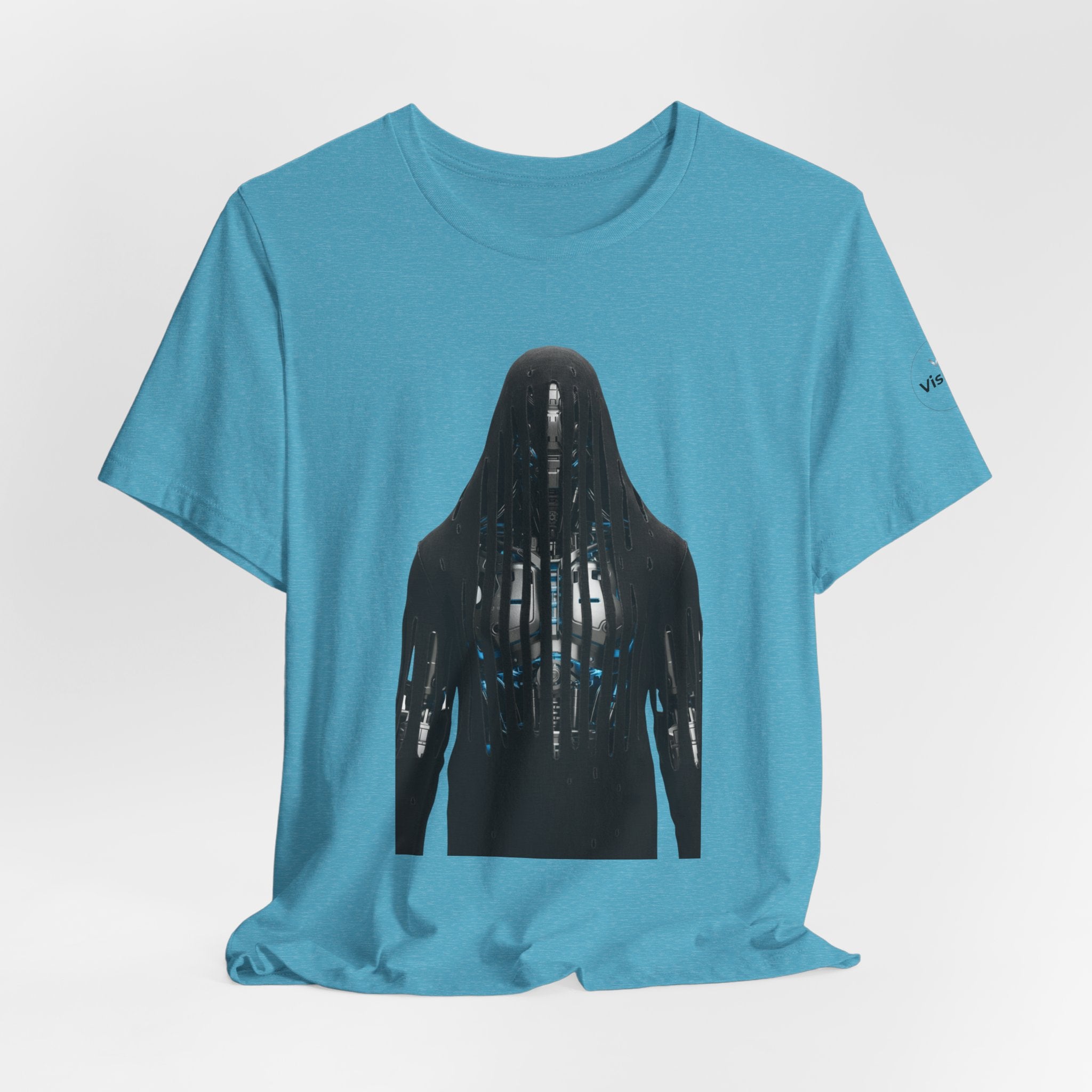 Horror Silhouette Tee — Shadowed Figure Graphic T-Shirt