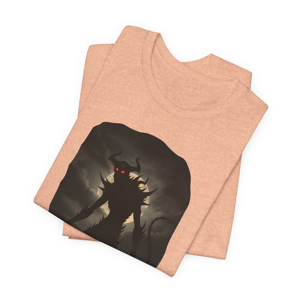 Monster Silhouette Tee — Dark Shadow Demon Graphic T-Shirt