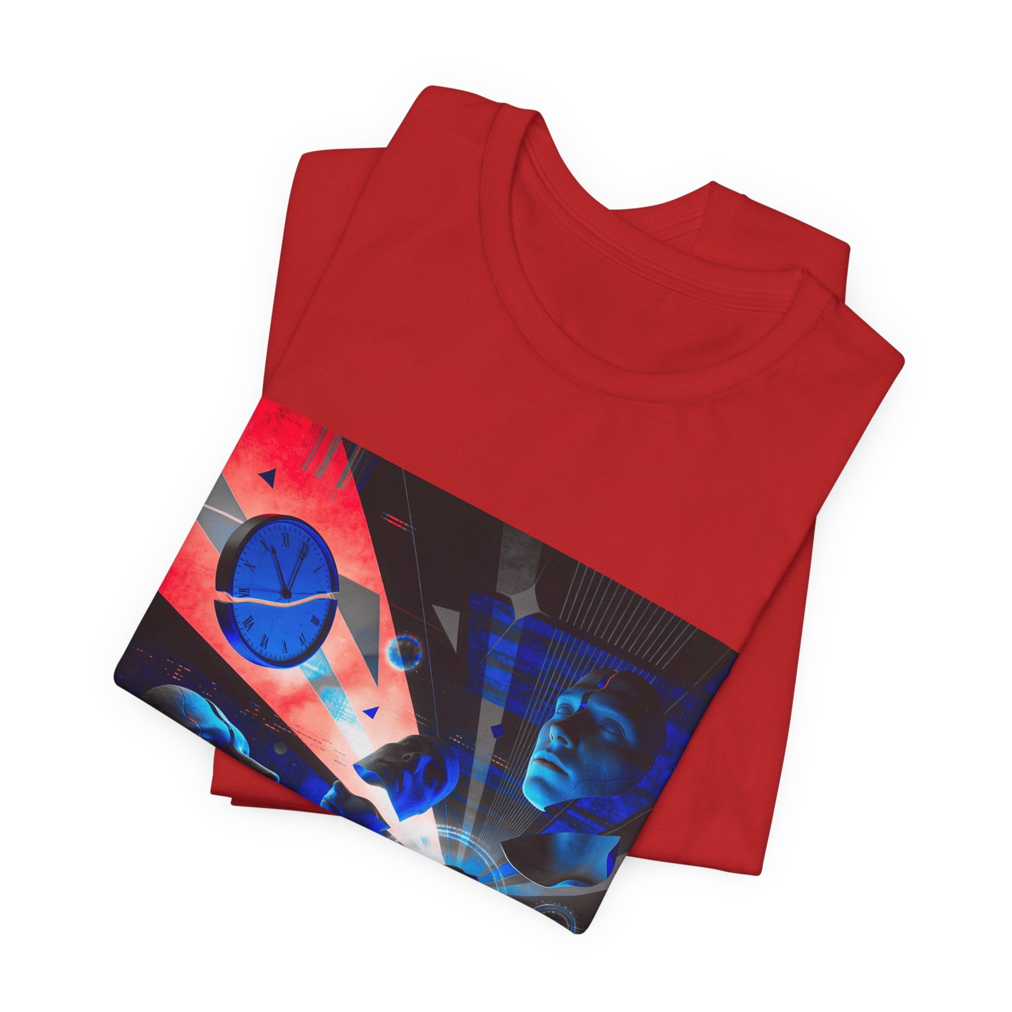 Spacewave Graphic Tee — Retro Futurism Cosmic Design