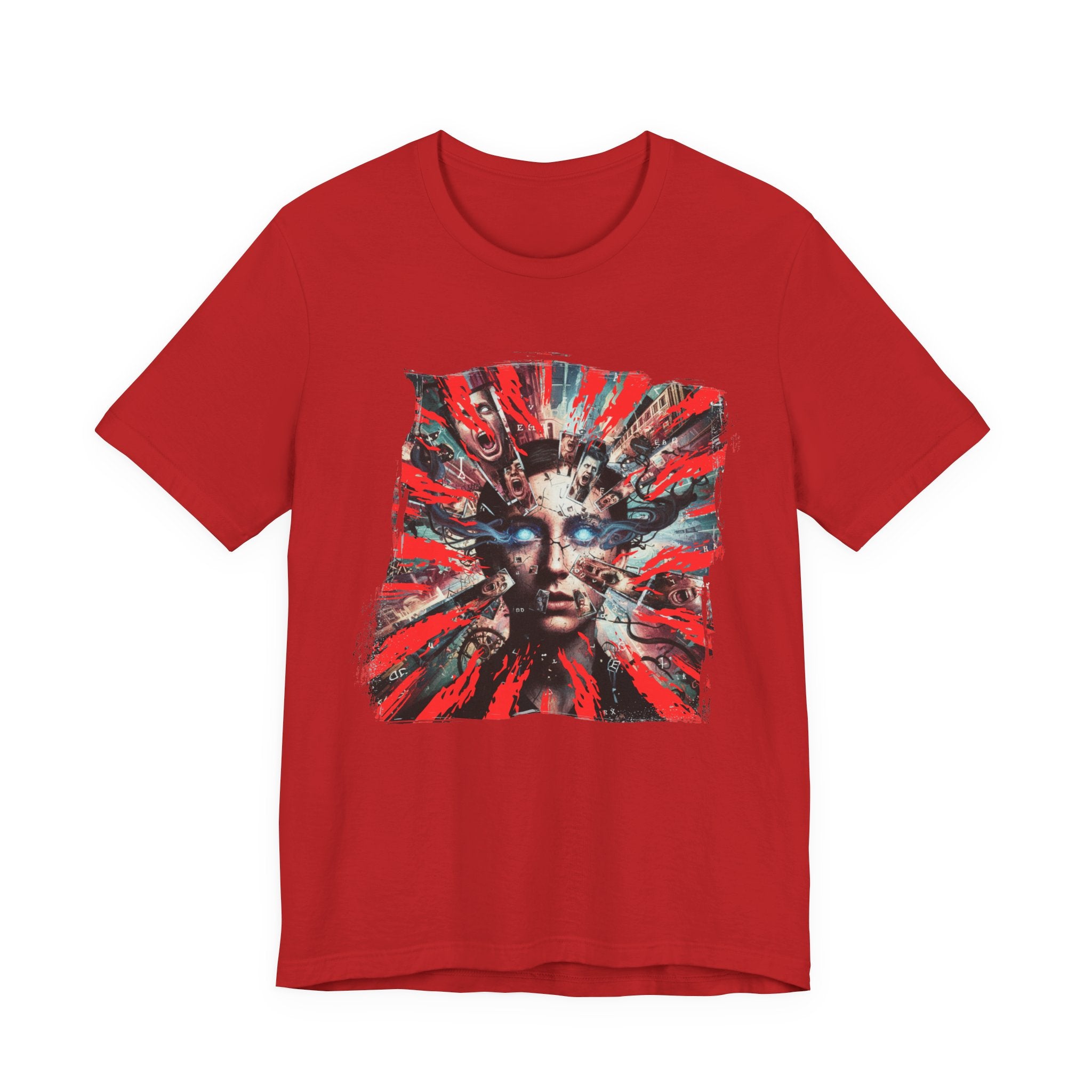 Surreal Sunburst Face Graphic Tee