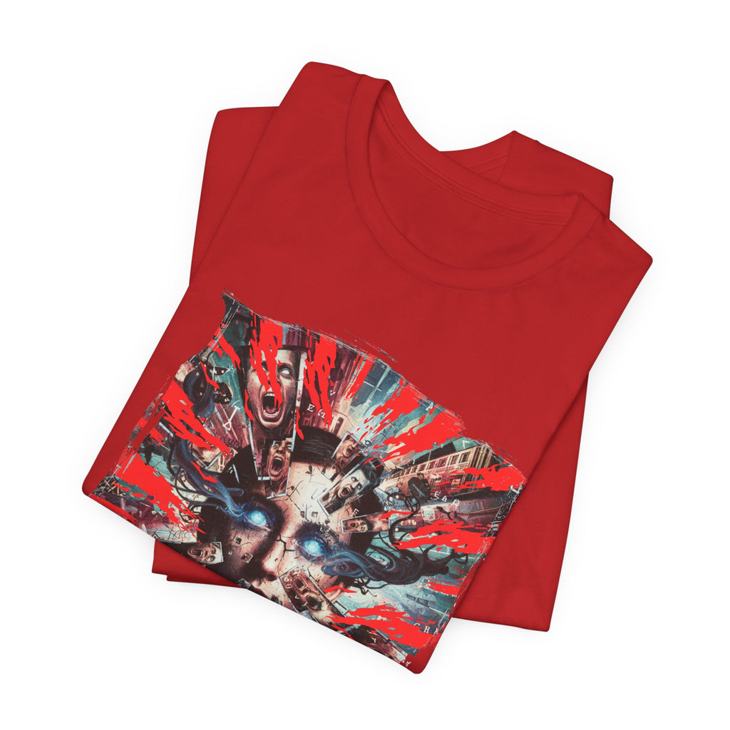 Surreal Sunburst Face Graphic Tee
