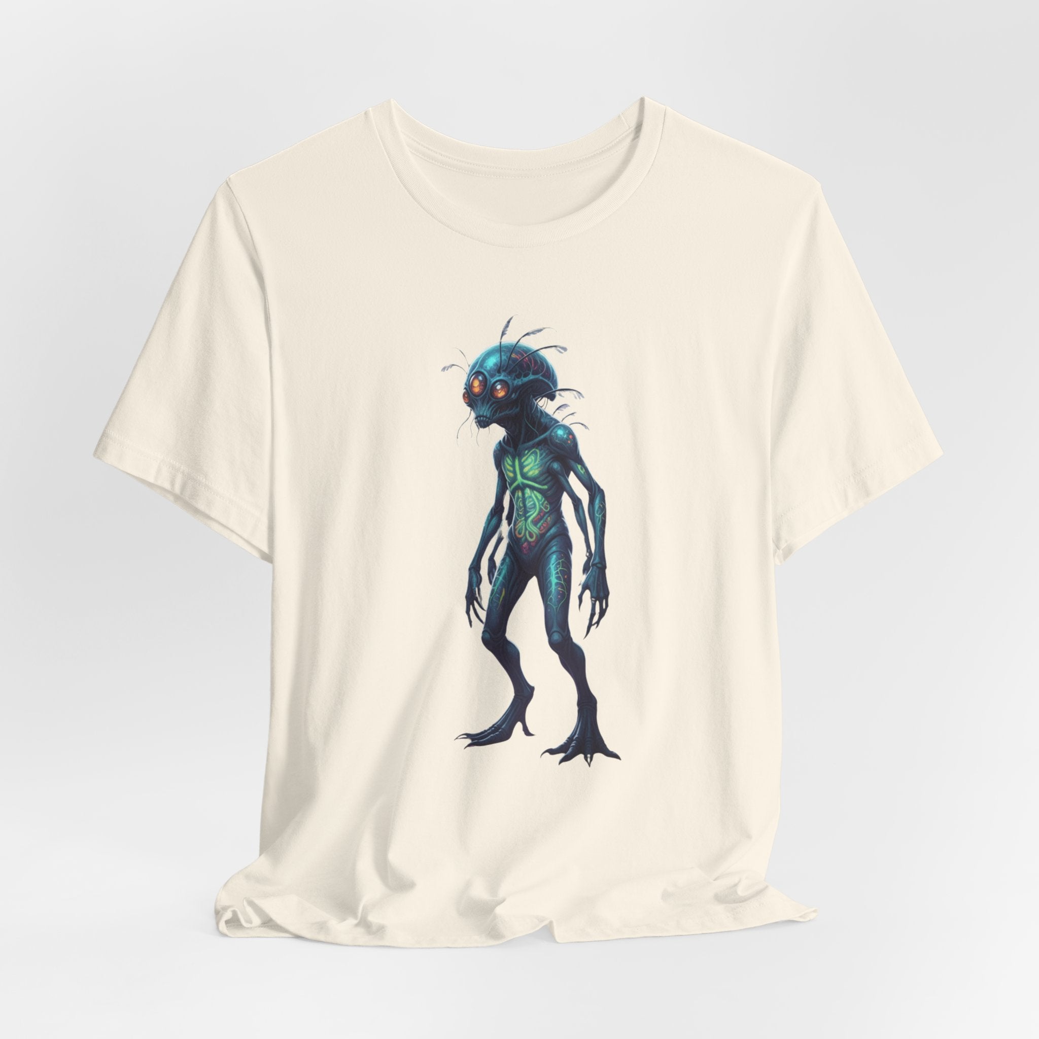 Alien Creature Graphic Tee — Sci‑Fi Monster T‑Shirt