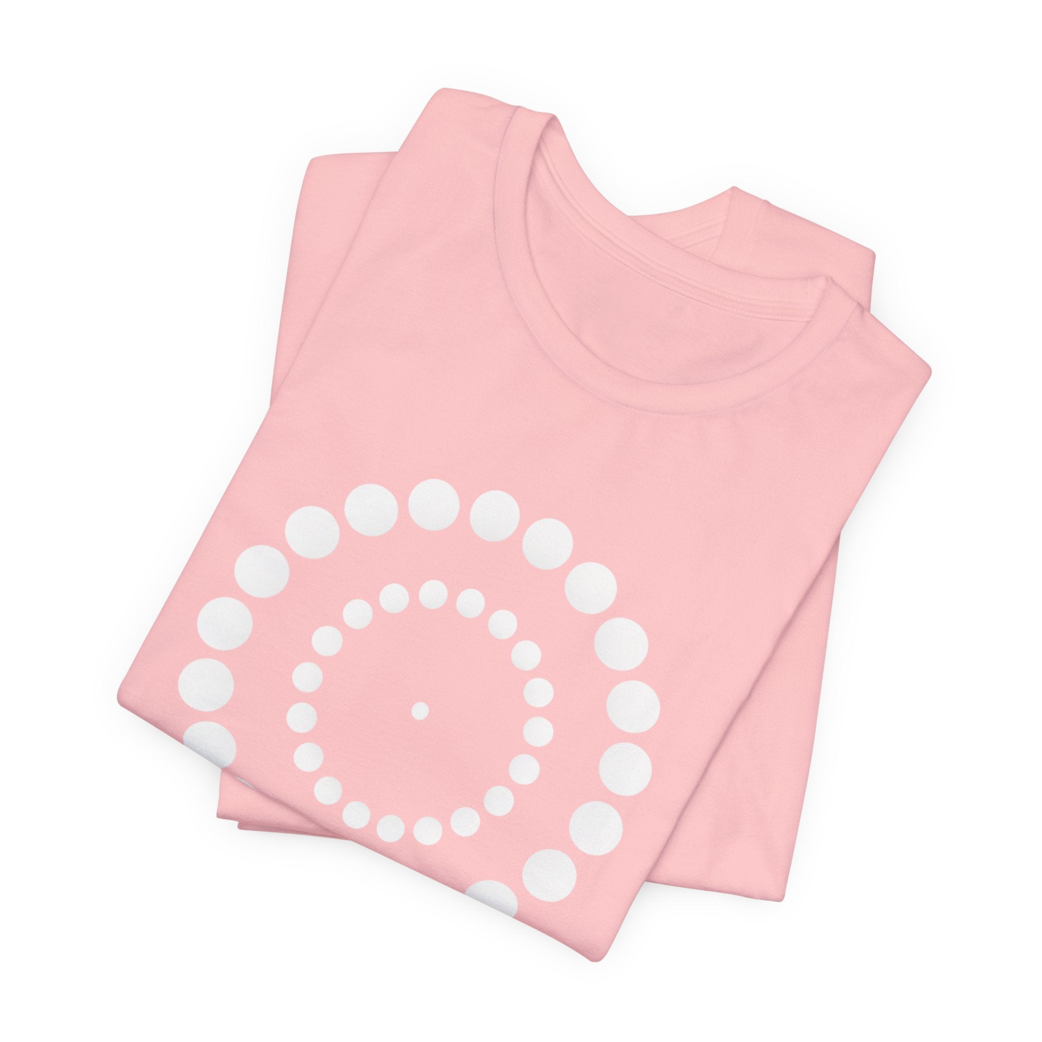 Dot Spiral Tee — Minimal Geometric Graphic T‑Shirt