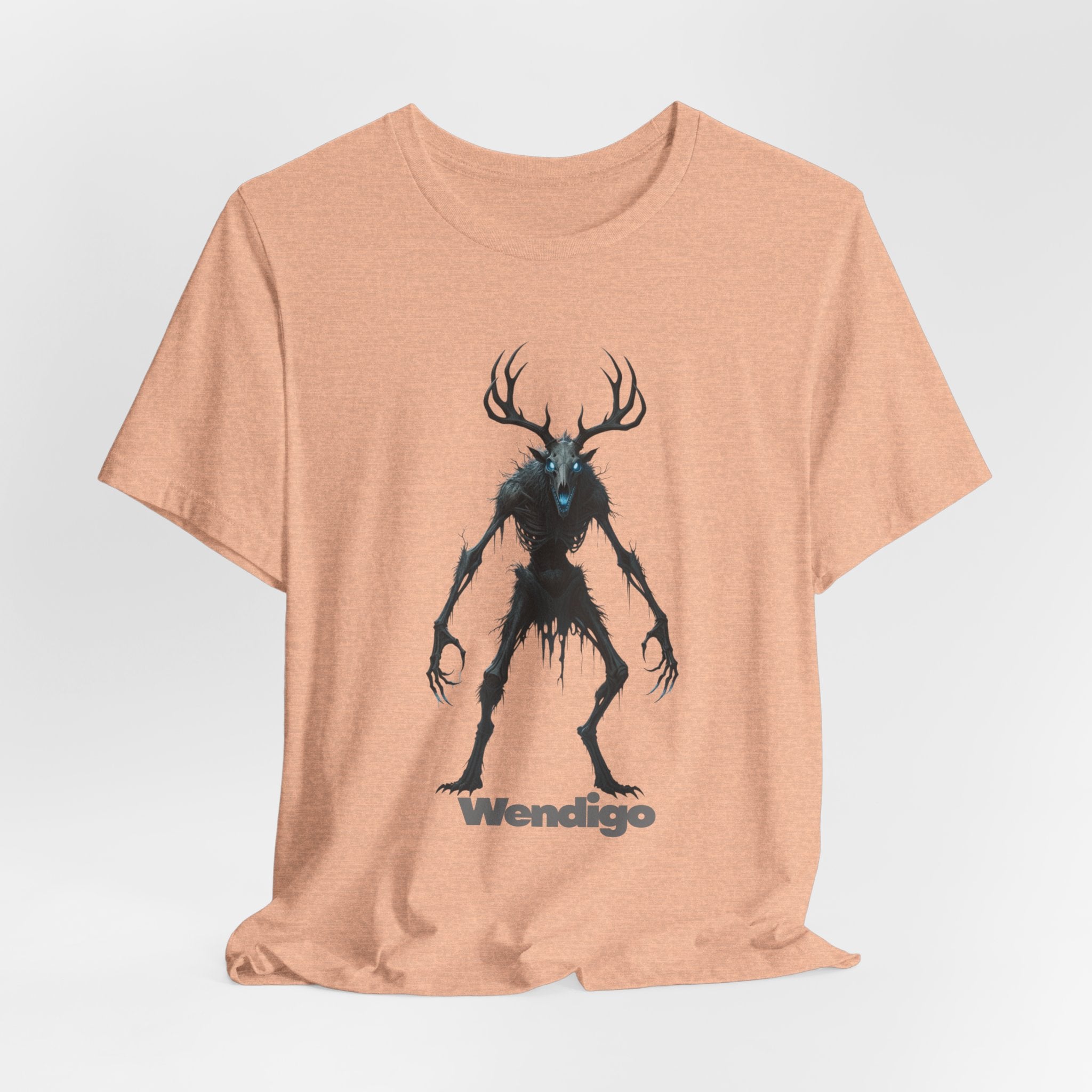 Wendigo Horror Tee — Creepy Deer Monster Graphic T-Shirt