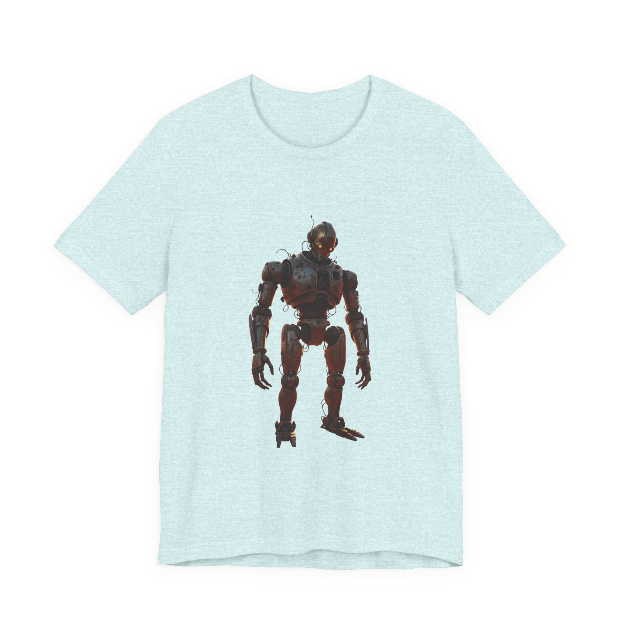 Retro Robot Graphic Tee — Vintage Mech Illustration T-Shirt