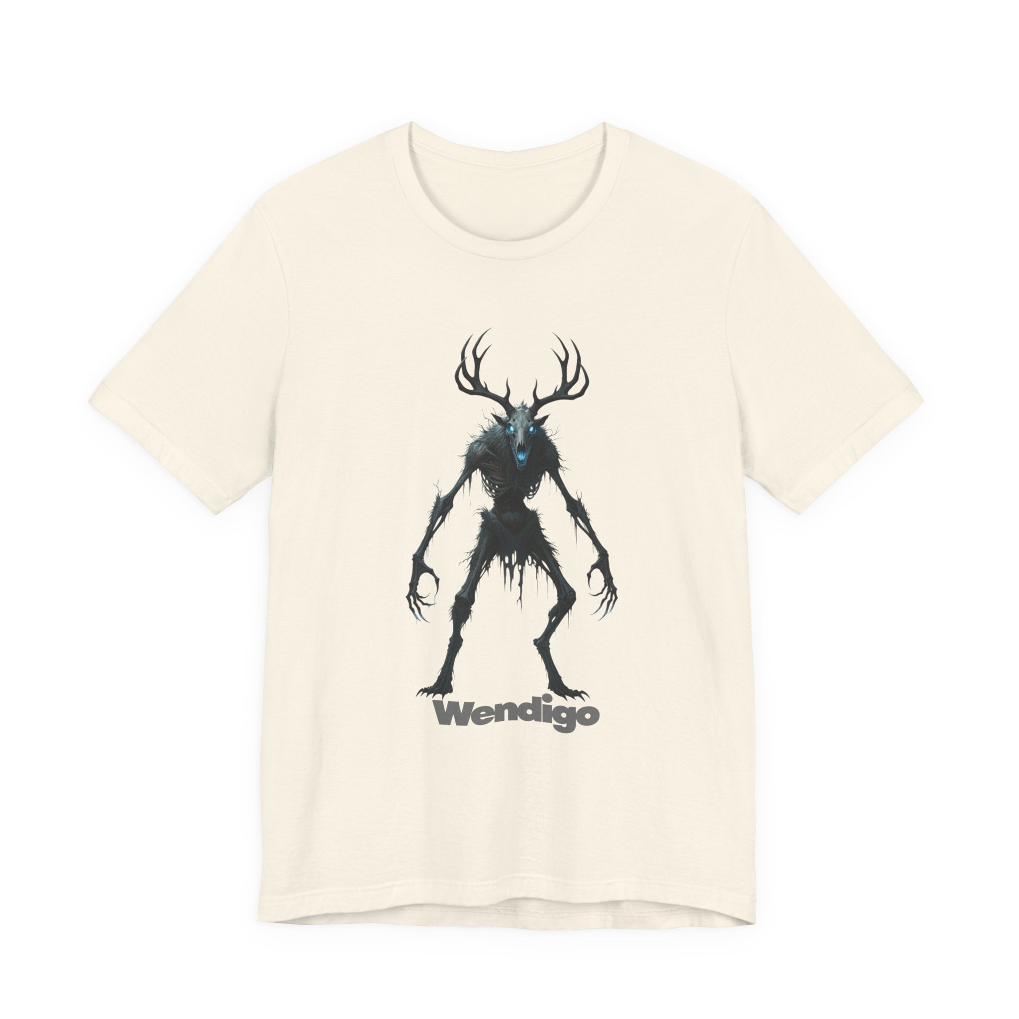 Wendigo Horror Tee — Creepy Deer Monster Graphic T-Shirt
