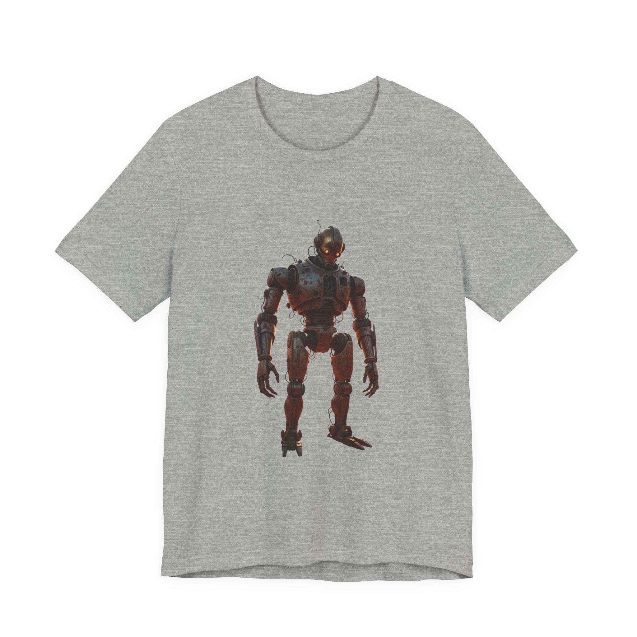 Retro Robot Graphic Tee — Vintage Mech Illustration T-Shirt