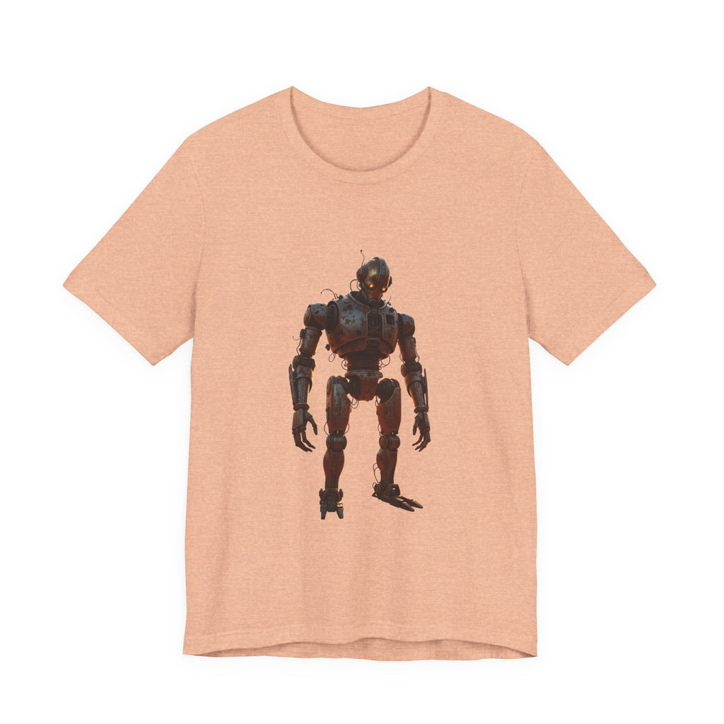 Retro Robot Graphic Tee — Vintage Mech Illustration T-Shirt