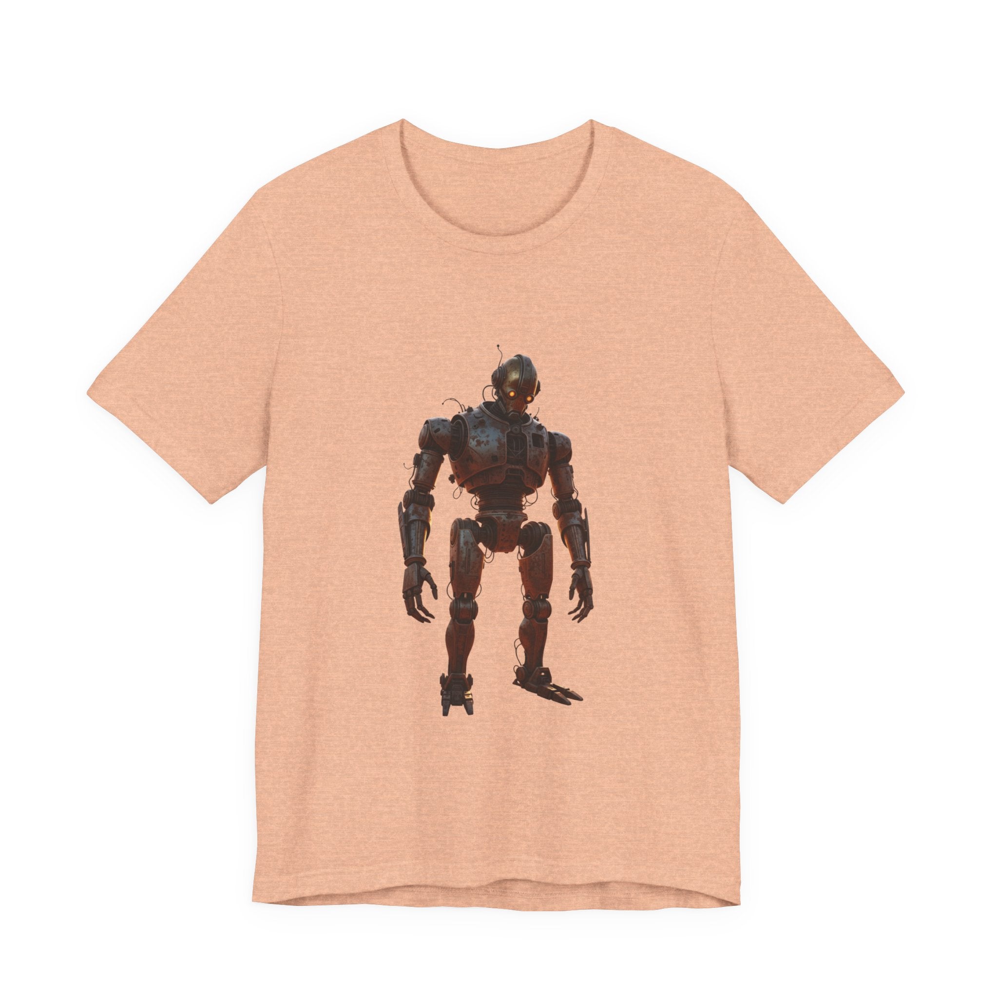 Retro Robot Graphic Tee — Vintage Mech Illustration T-Shirt