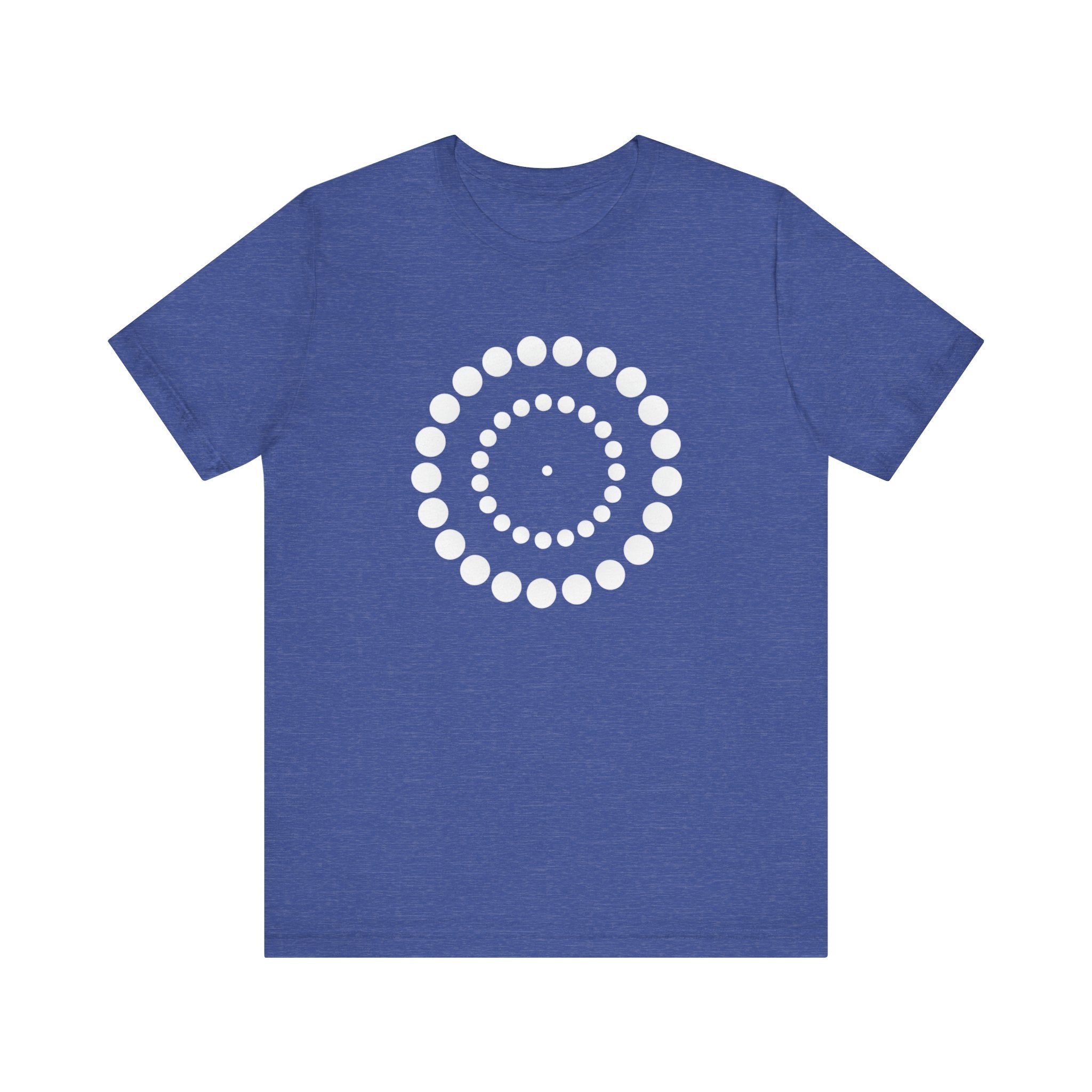 Dot Spiral Tee — Minimal Geometric Graphic T‑Shirt