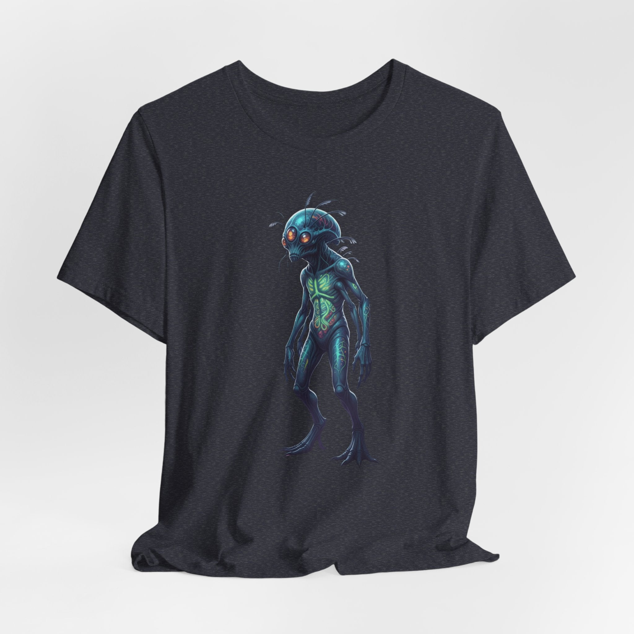Alien Creature Graphic Tee — Sci‑Fi Monster T‑Shirt