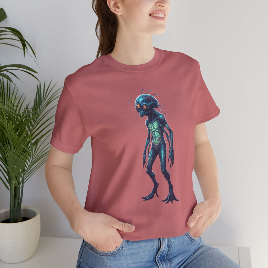 Alien Creature Graphic Tee — Sci‑Fi Monster T‑Shirt