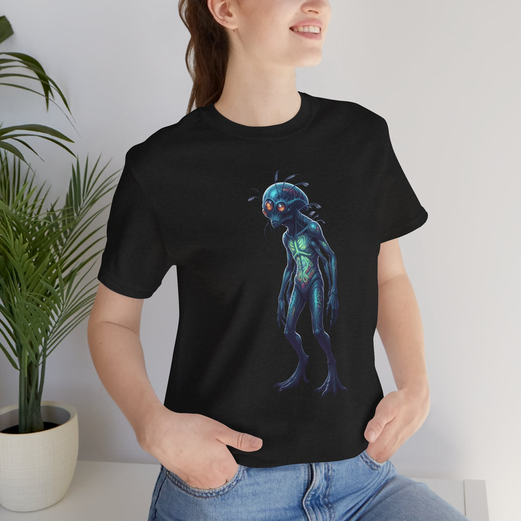 Alien Creature Graphic Tee — Sci‑Fi Monster T‑Shirt