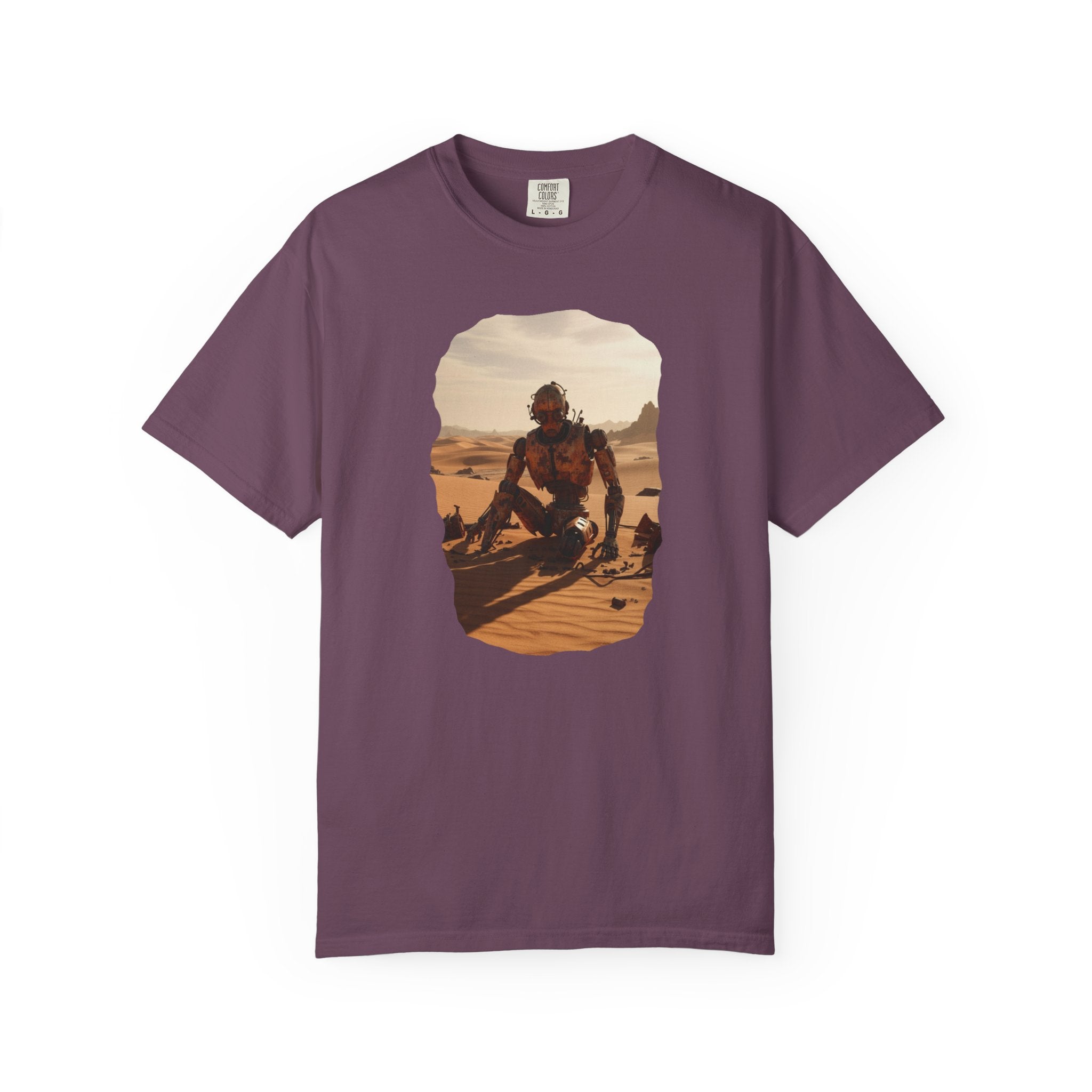 Desert Surfer T-Shirt — Vintage Sunlit Sandboarding Graphic Tee