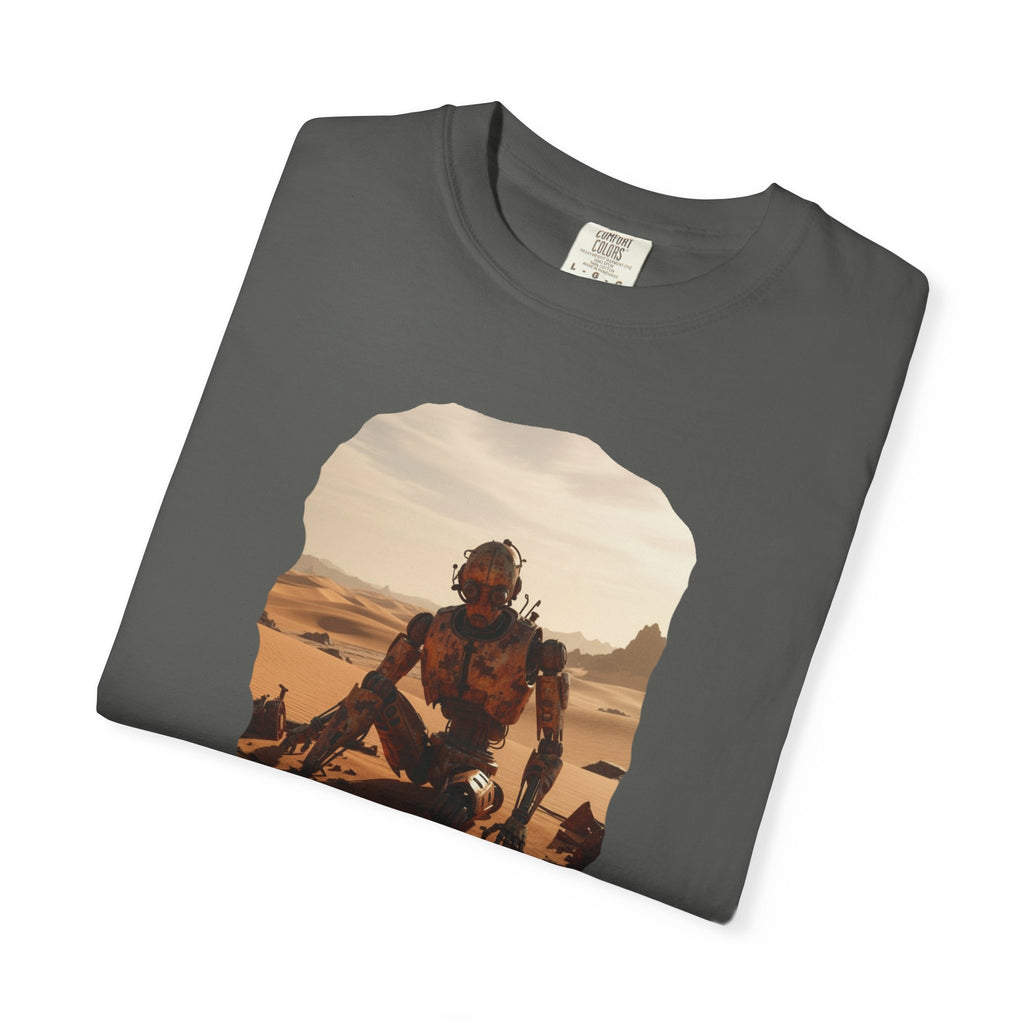 Desert Surfer T-Shirt — Vintage Sunlit Sandboarding Graphic Tee
