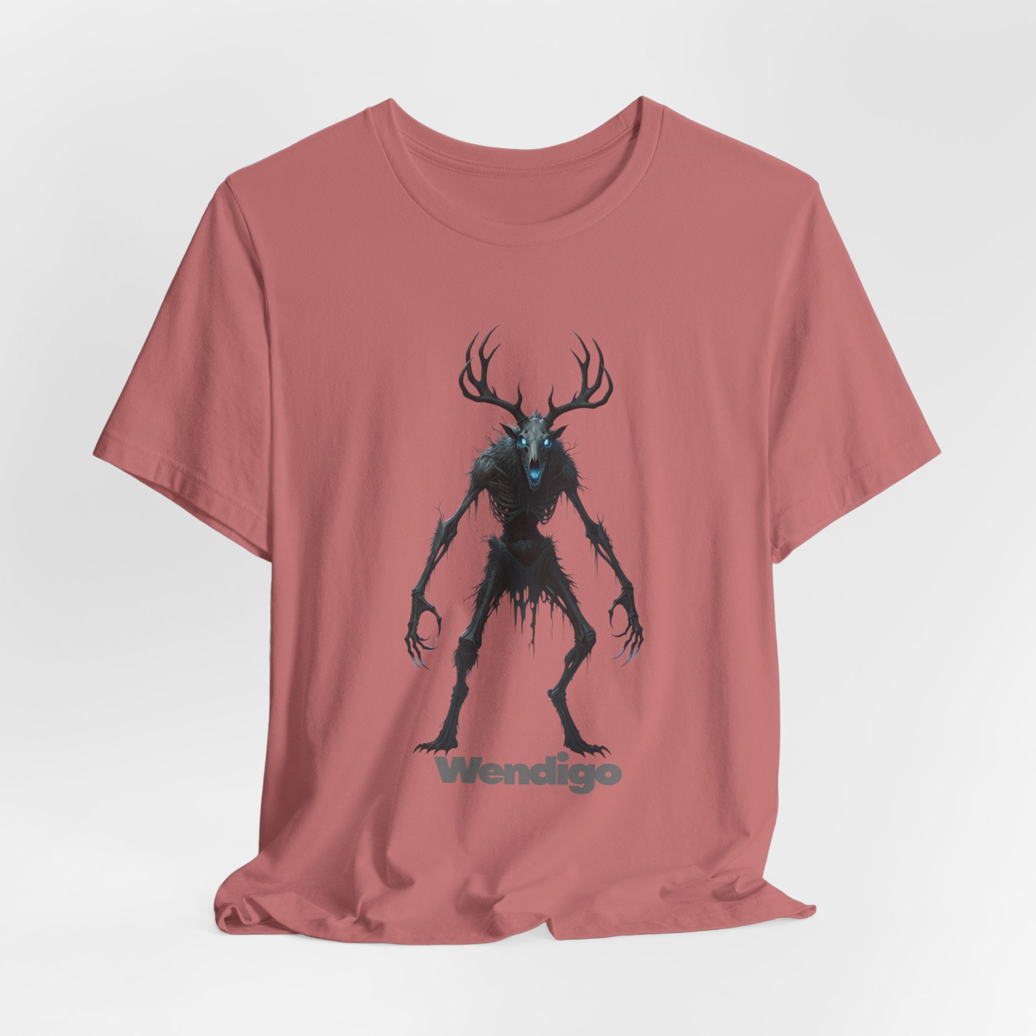 Wendigo Horror Tee — Creepy Deer Monster Graphic T-Shirt