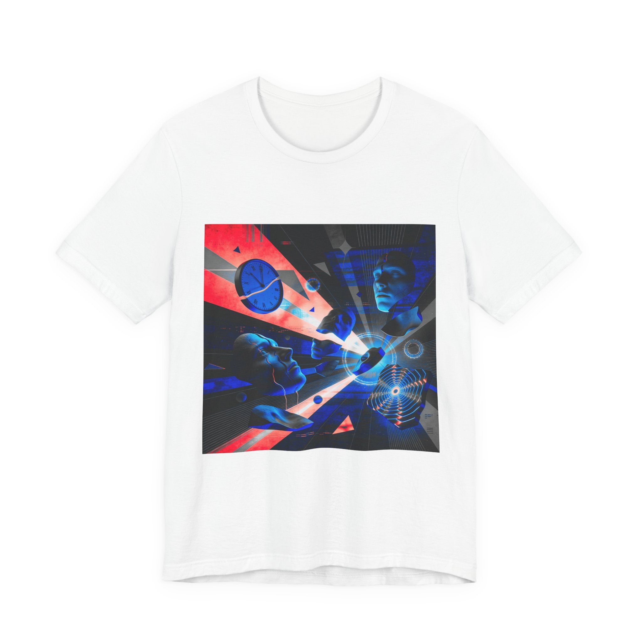 Spacewave Graphic Tee — Retro Futurism Cosmic Design