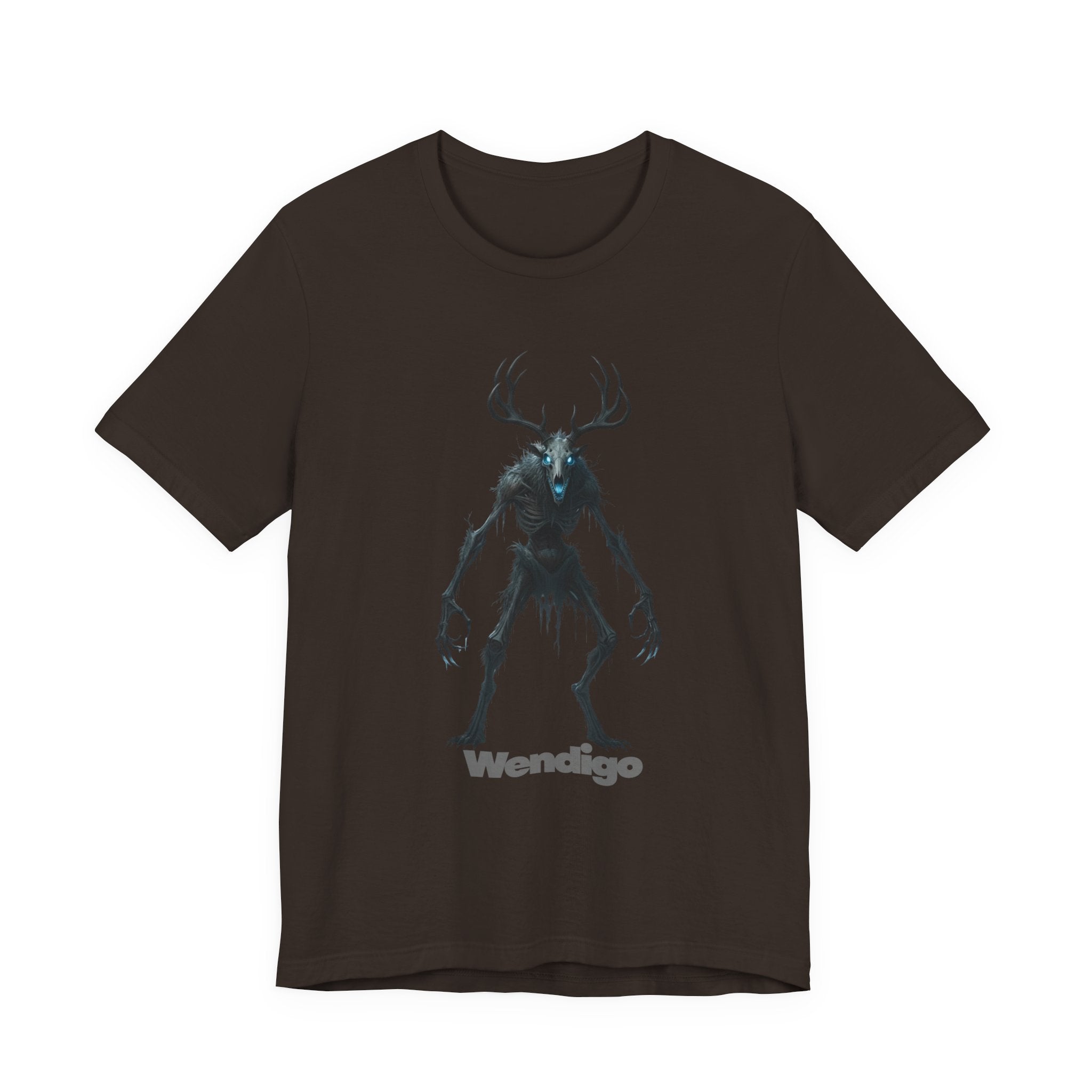 Wendigo Horror Tee — Creepy Deer Monster Graphic T-Shirt