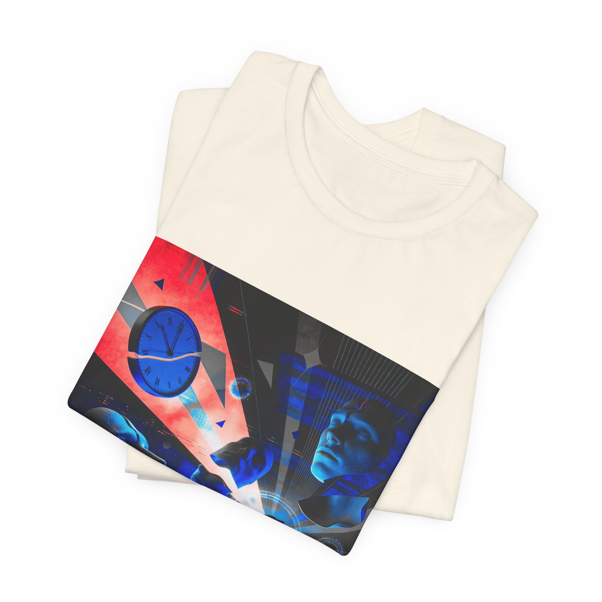 Spacewave Graphic Tee — Retro Futurism Cosmic Design