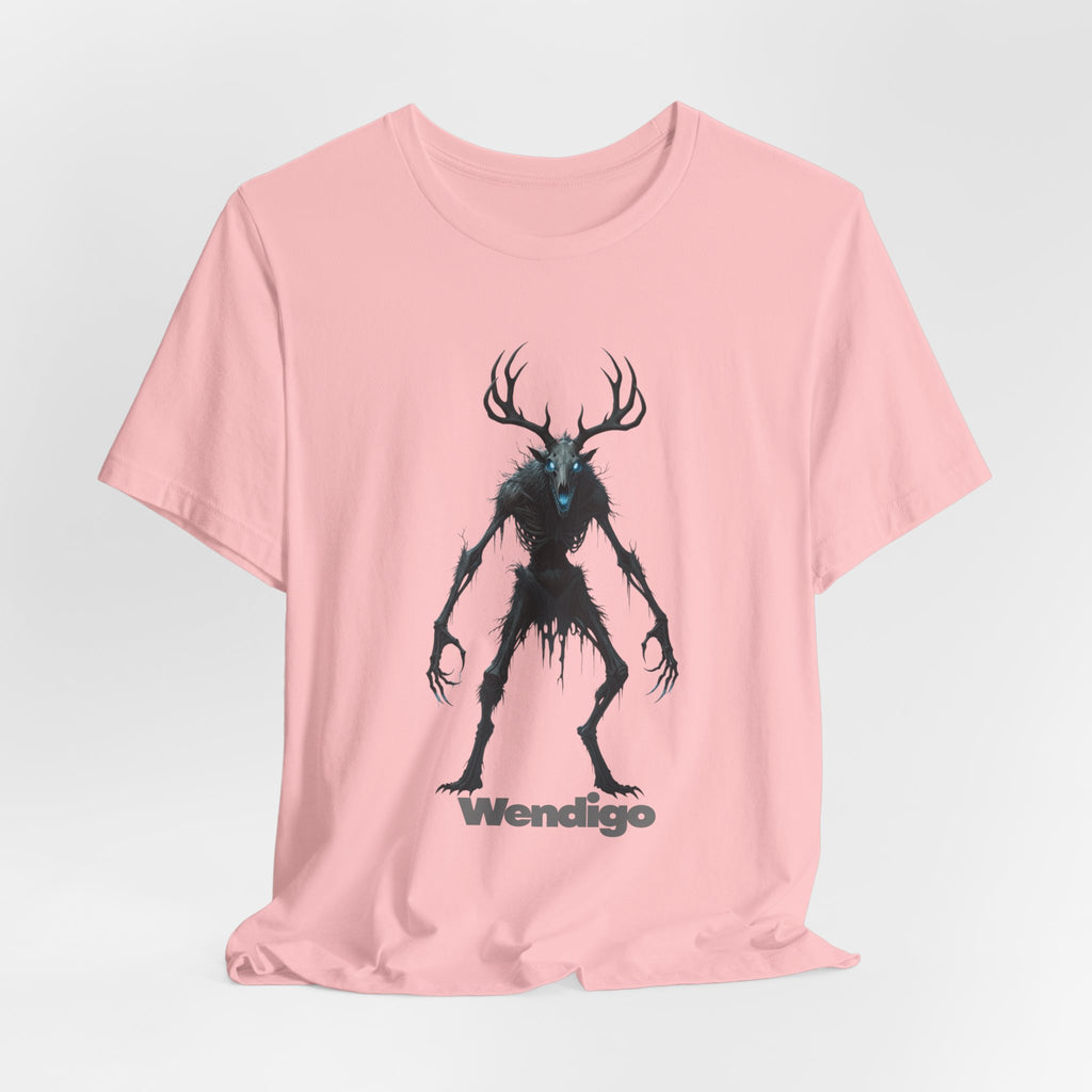 Wendigo Horror Tee — Creepy Deer Monster Graphic T-Shirt