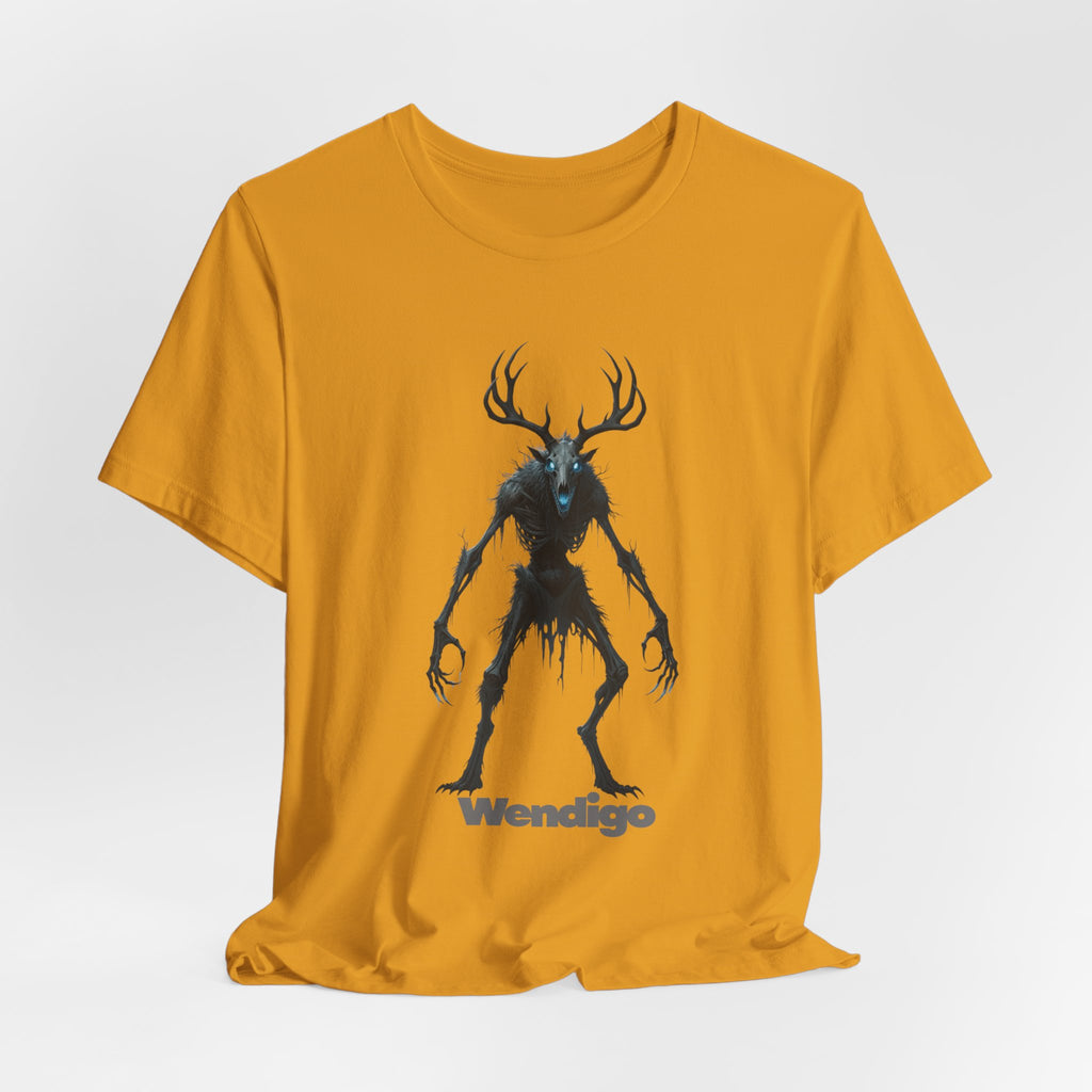 Wendigo Horror Tee — Creepy Deer Monster Graphic T-Shirt
