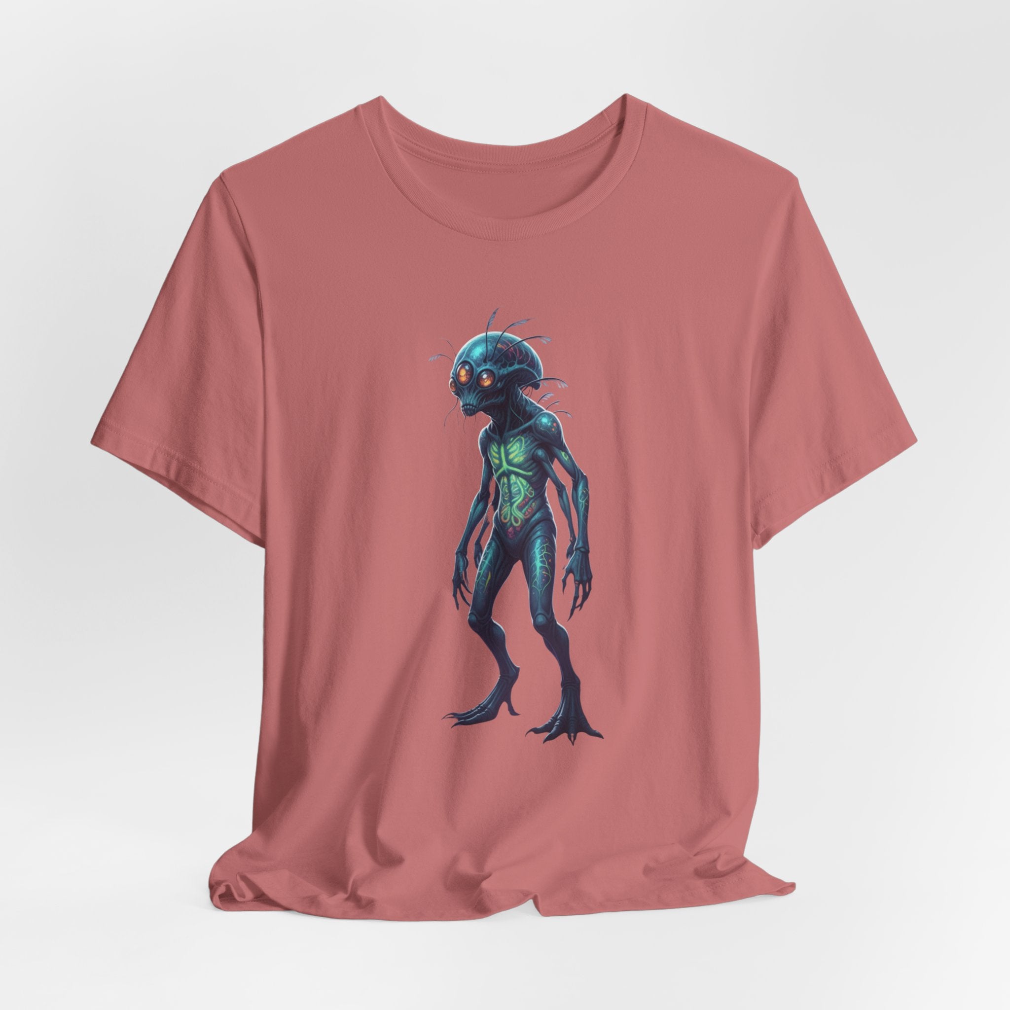 Alien Creature Graphic Tee — Sci‑Fi Monster T‑Shirt