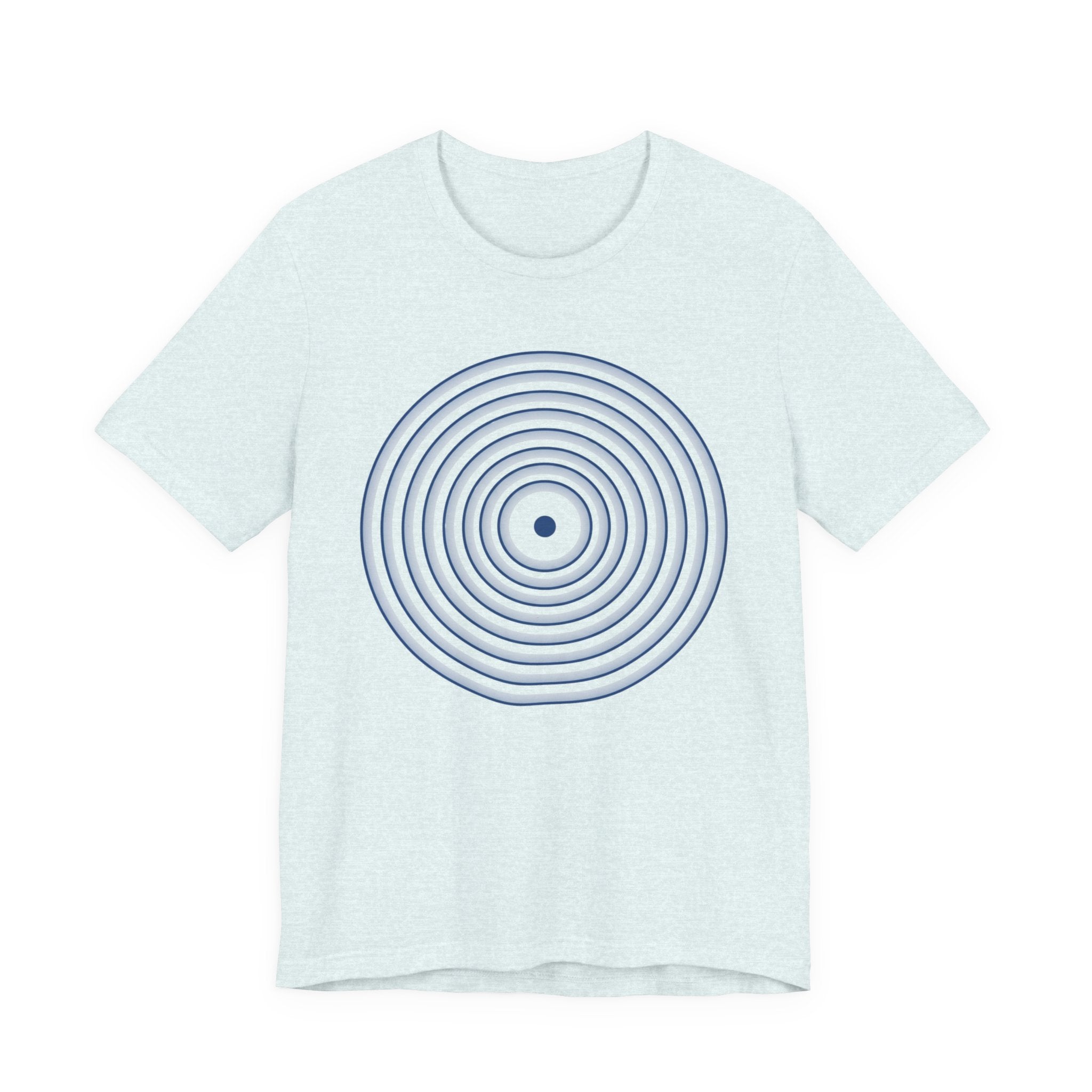 Concentric Circle Graphic Tee – Minimalist Retro Target Design