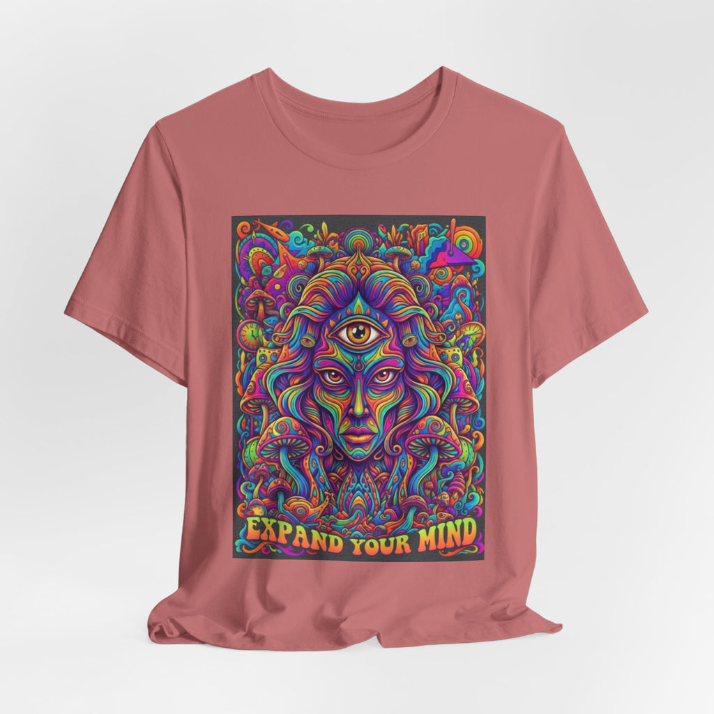 Expand Your Mind Psychedelic T-Shirt — Third Eye Trippy Art Tee