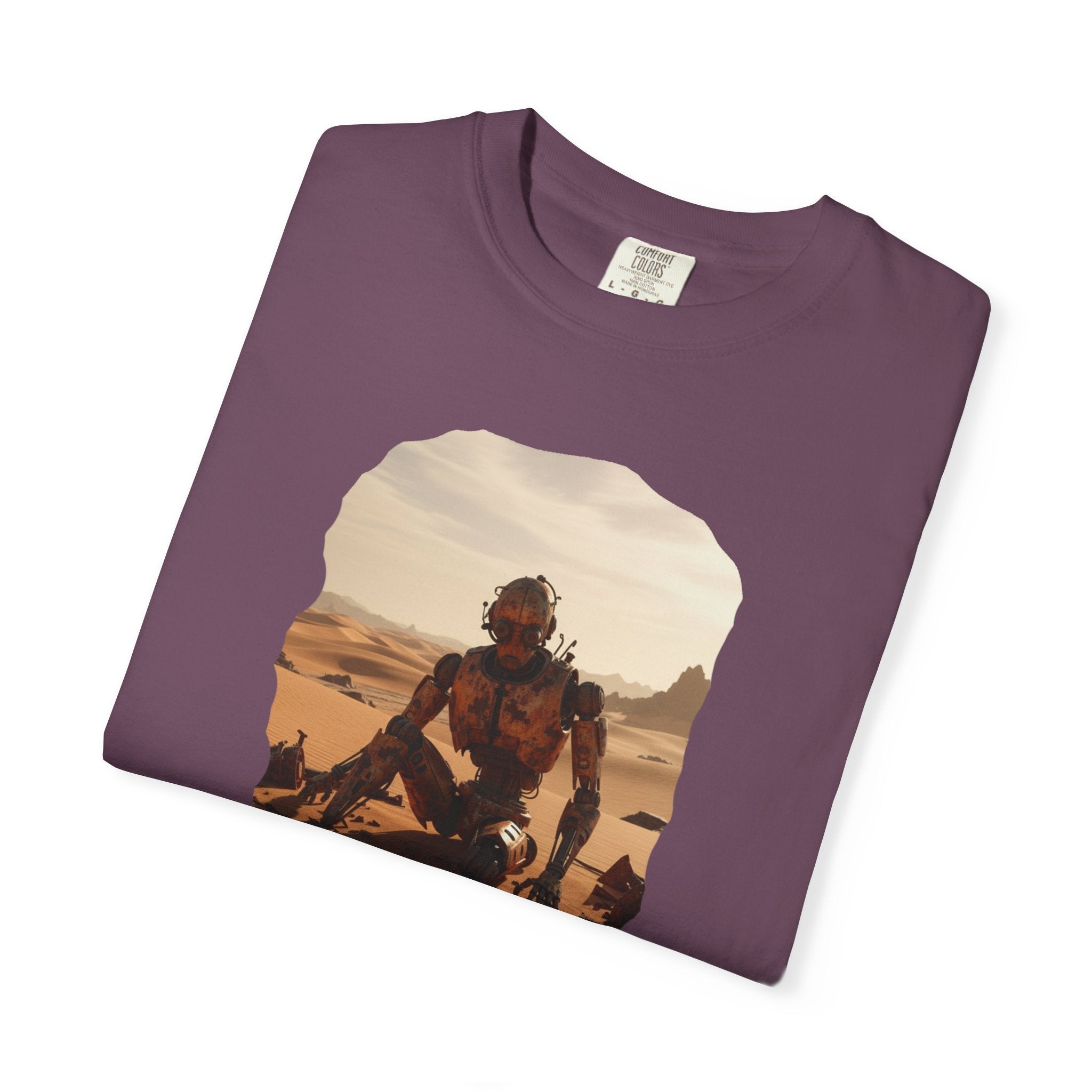 Desert Surfer T-Shirt — Vintage Sunlit Sandboarding Graphic Tee