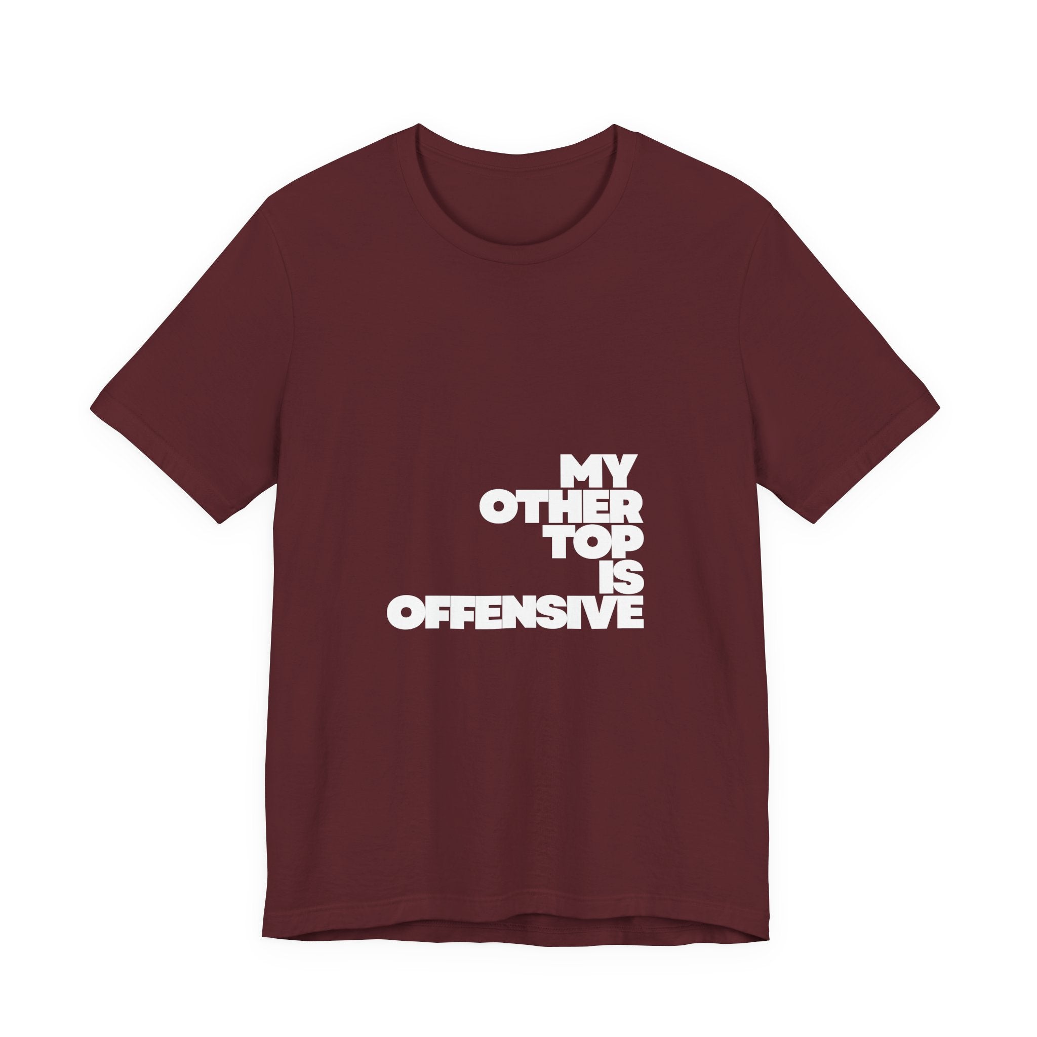 Classic White Tee — Plain Unisex Short Sleeve T-Shirt