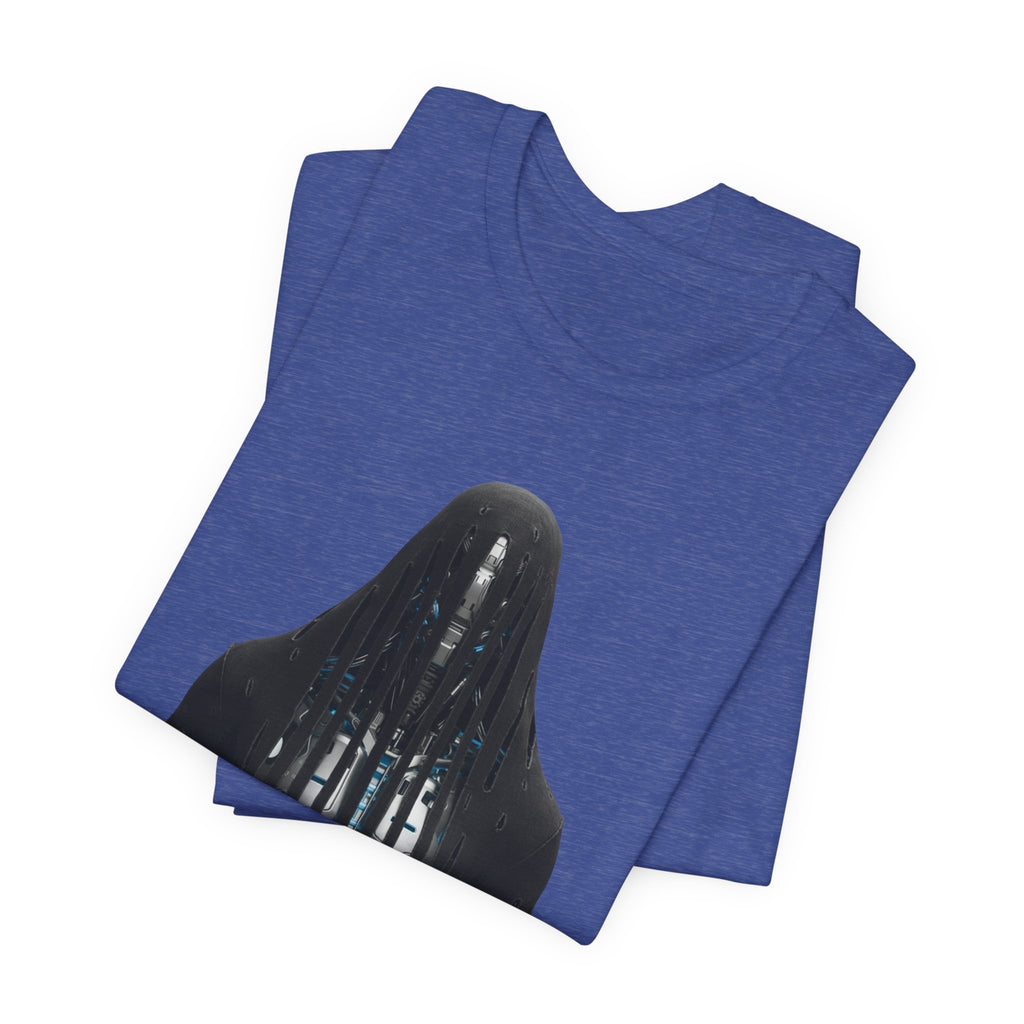 Horror Silhouette Tee — Shadowed Figure Graphic T-Shirt